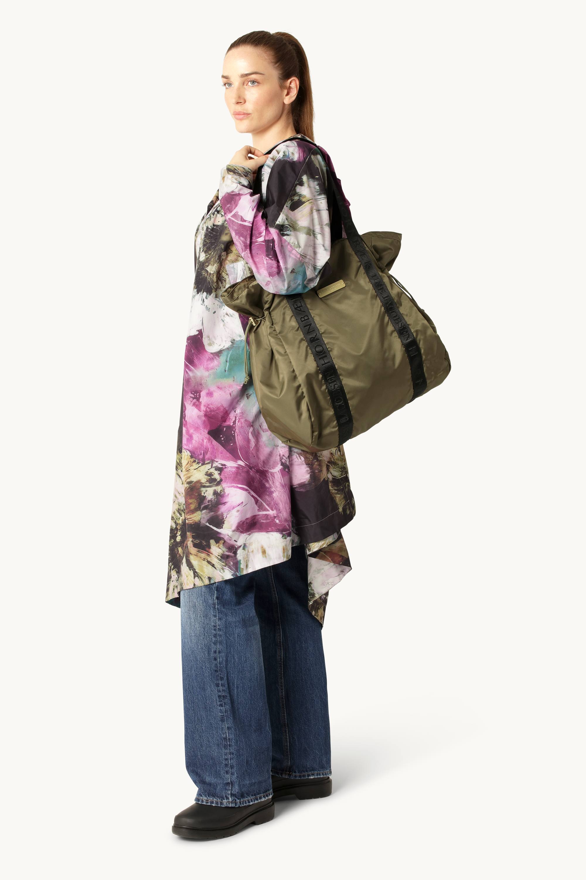 Lätt Regn Shopperväska - Army