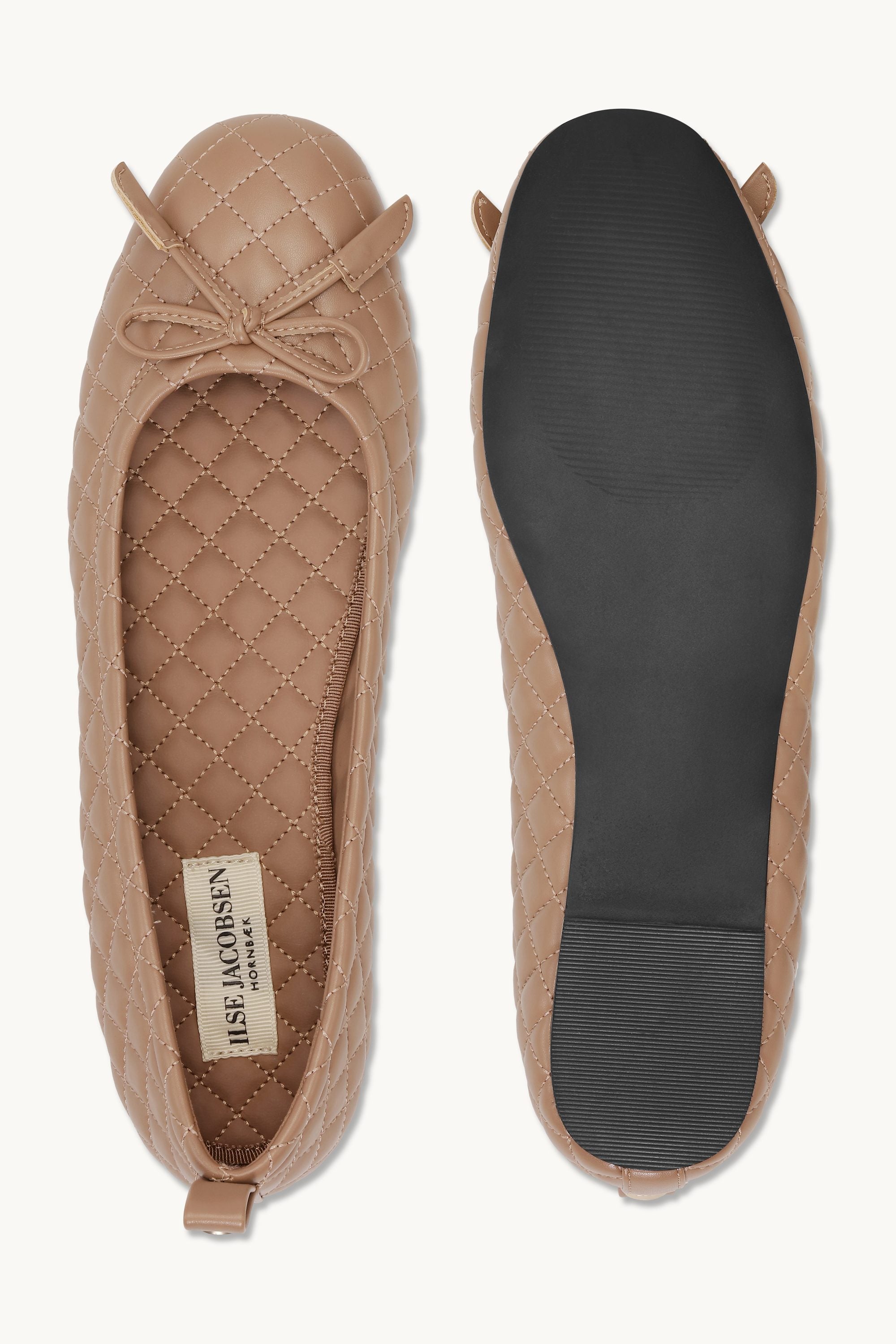 Quilted Ballerina - Clay Black