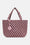 Tote Bag Flätad - Maroon Banner Rosy Pink
