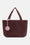 Tote Bag Flätad - Maroon Banner Rosy Pink