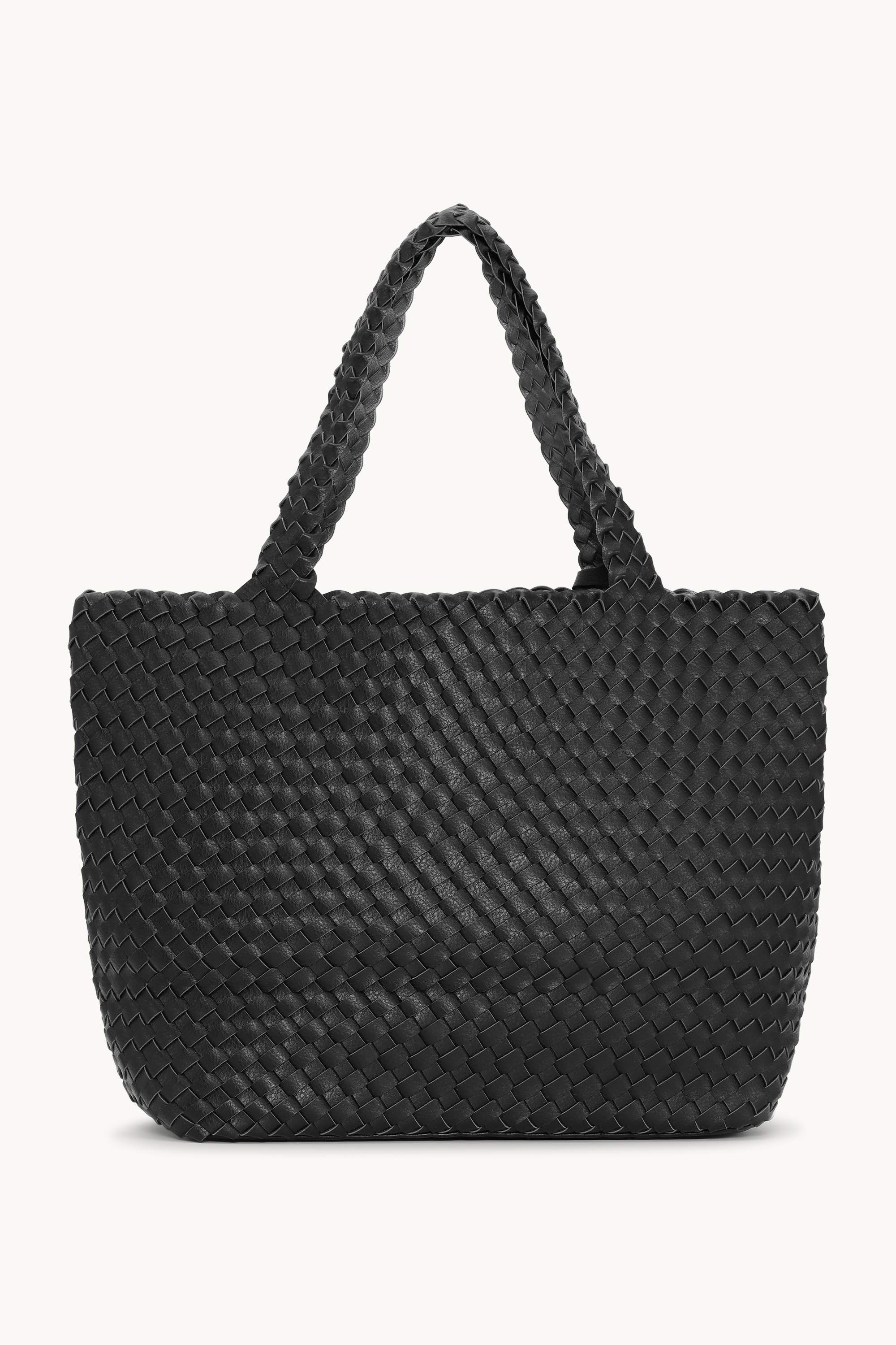 Tote Bag Flätad - Black Gun metal