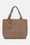 Tote Bag Flätad - Mocca Metallic Mocca