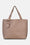 Tote Bag Flätad - Mocca Metallic Mocca