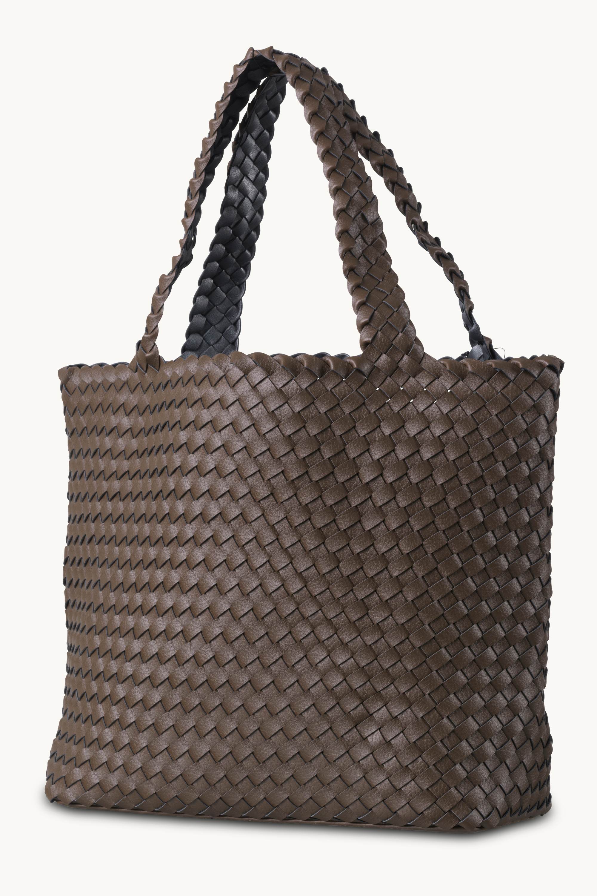 Tote Bag Flätad - Nut Gun Metal