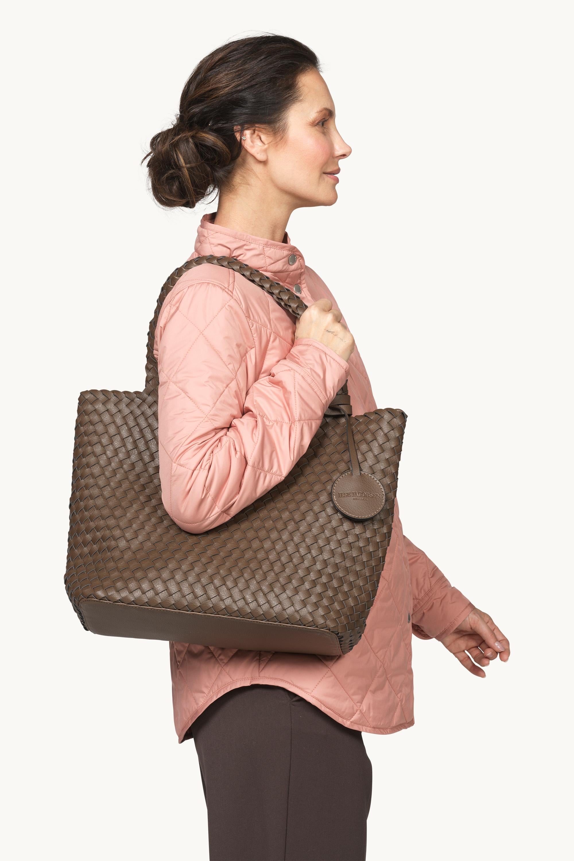 Tote Bag Flätad - Nut Gun Metal