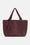 Tote Bag Flätad - Maroon Banner Ebony