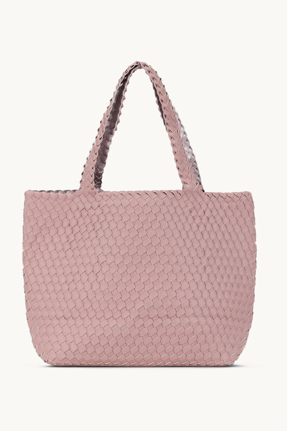 Flätad Tote Bag - Adobe Rose Lotus