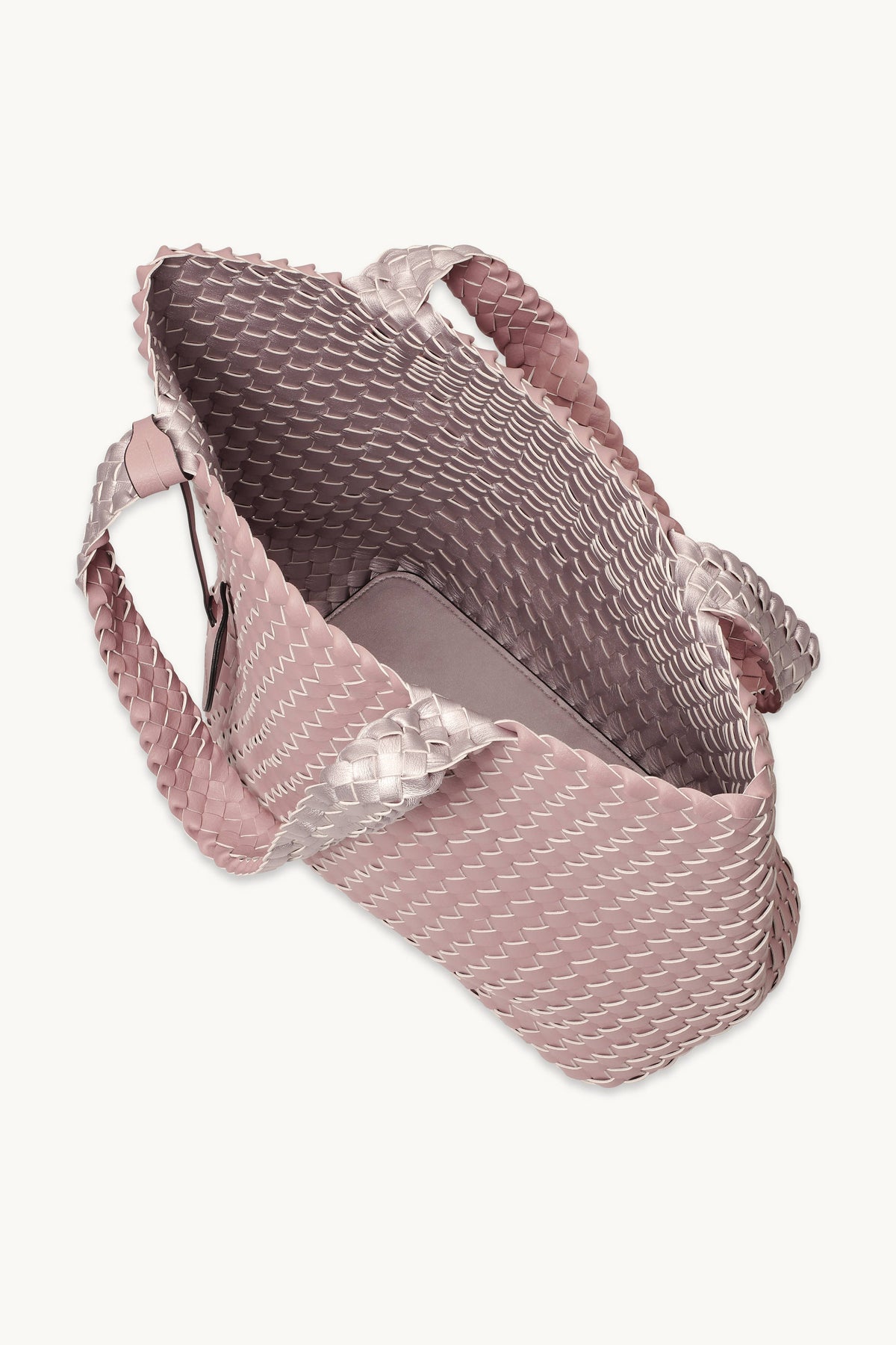 Flätad Tote Bag - Adobe Rose Lotus