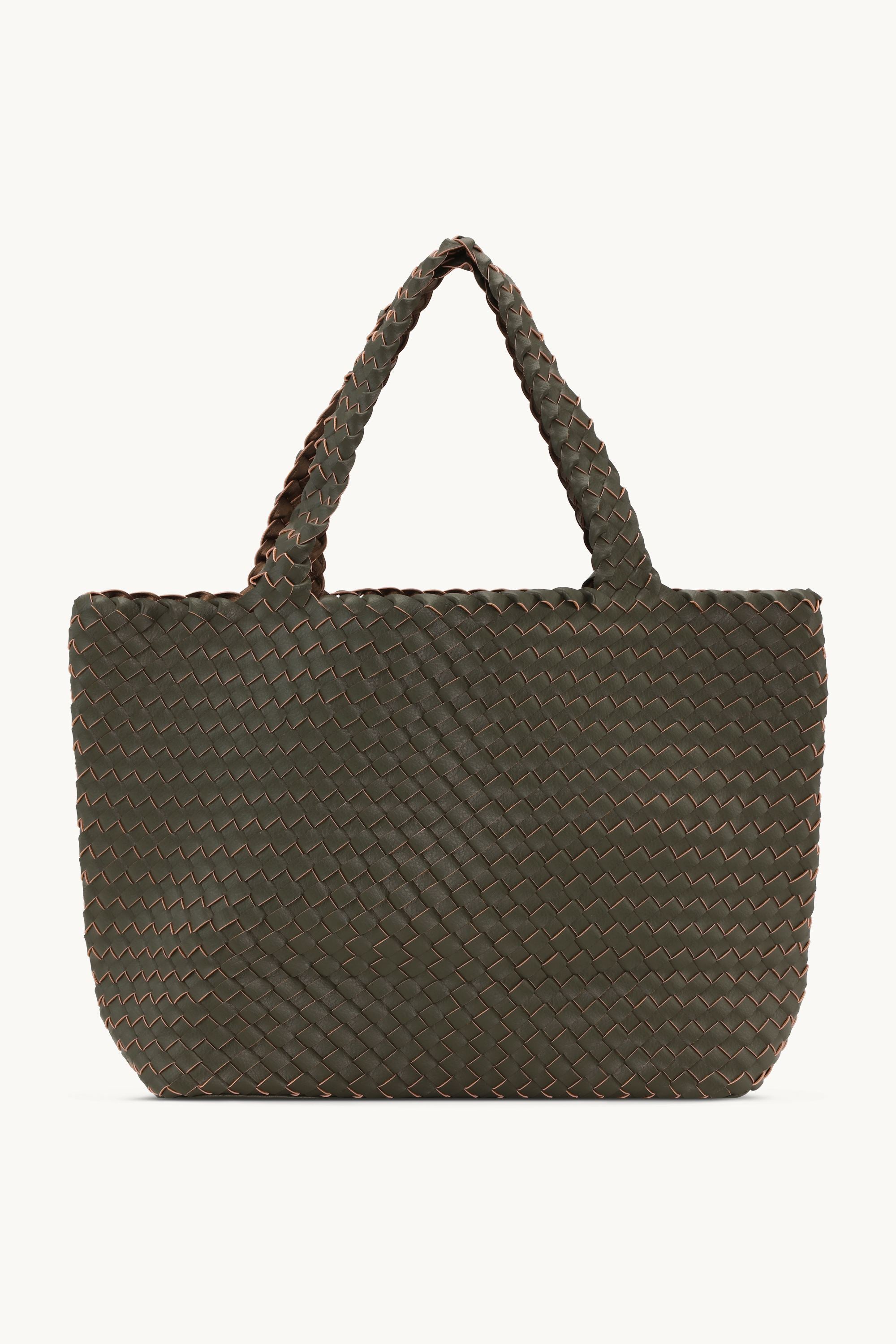 Tote Bag Flätad - Army Olive Leaf