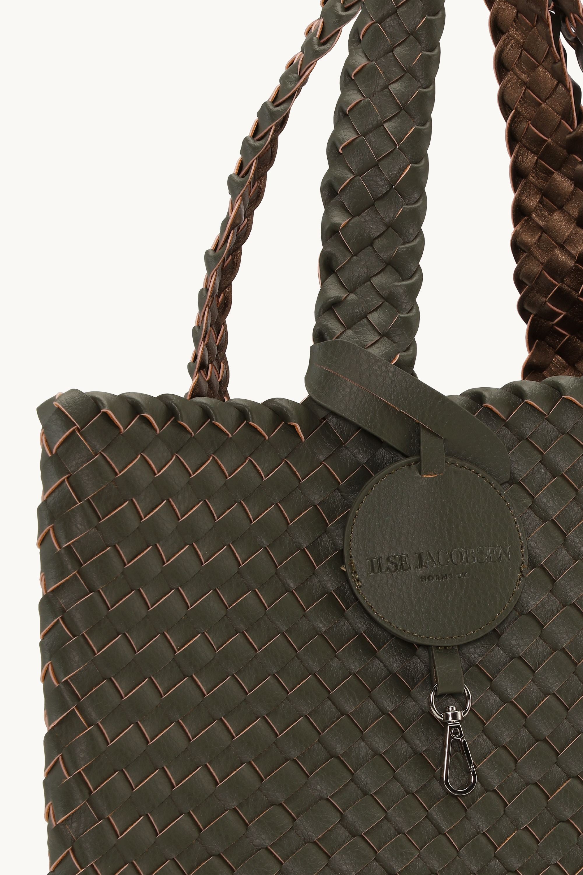 Tote Bag Flätad - Army Olive Leaf