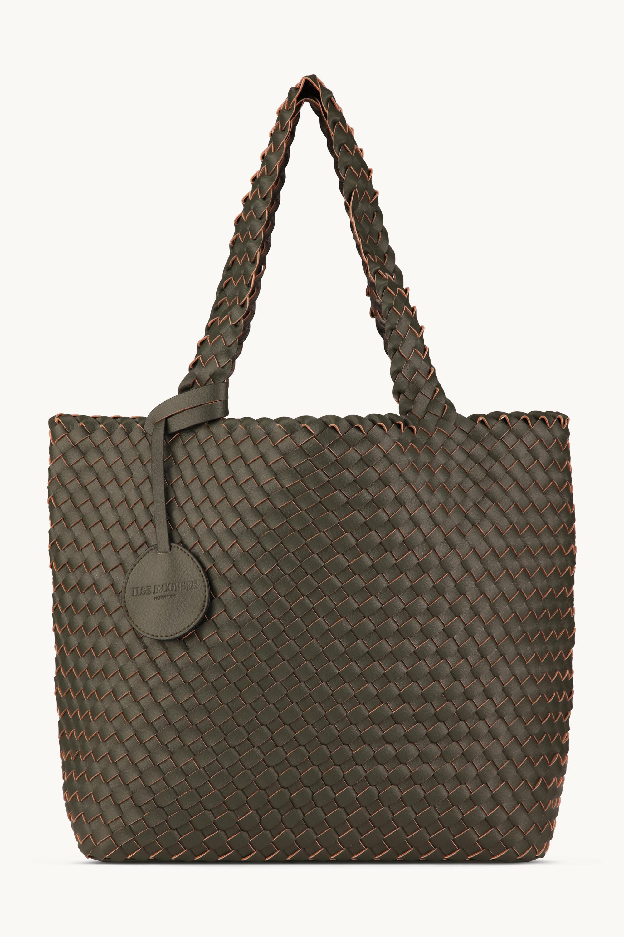Tote Bag Flätad - Army Gun Metal