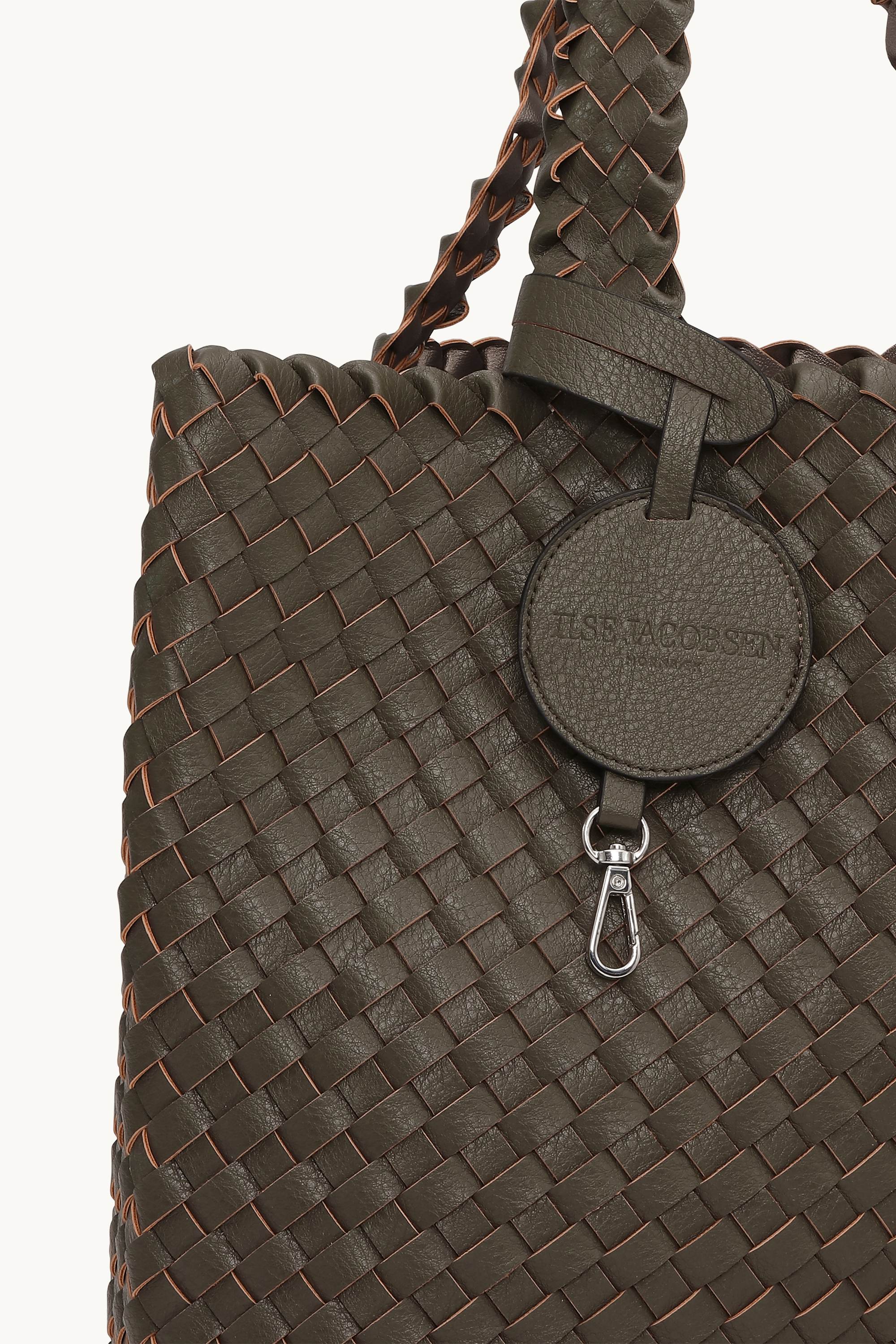Tote Bag Flätad - Army Gun Metal