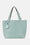 Tote Bag Flätad - Beach Glass Metallic Mint