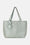Tote Bag Flätad - Beach Glass Metallic Mint