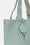 Tote Bag Flätad - Beach Glass Metallic Mint
