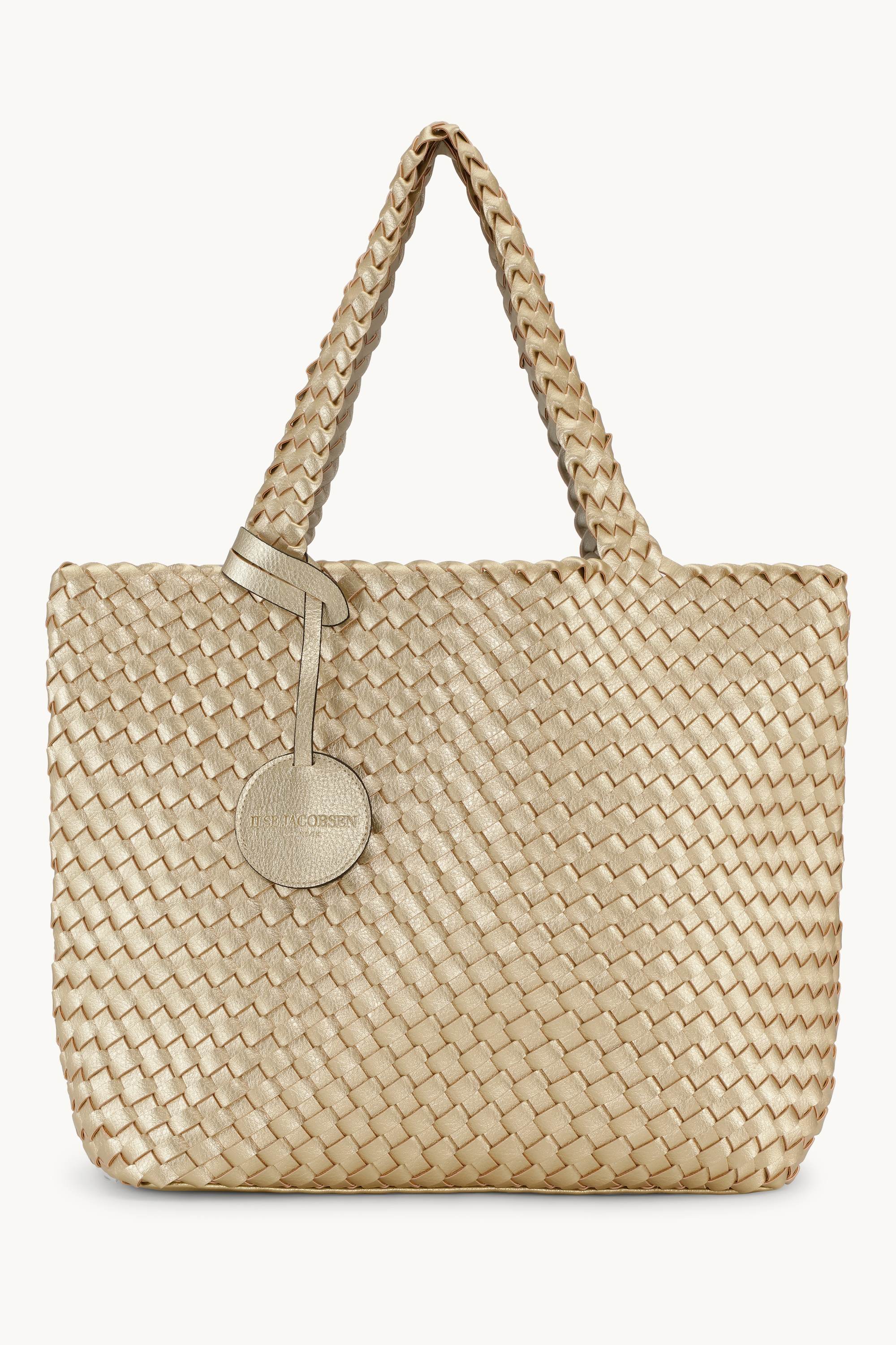 Tote Bag Flätad - Platin Silver