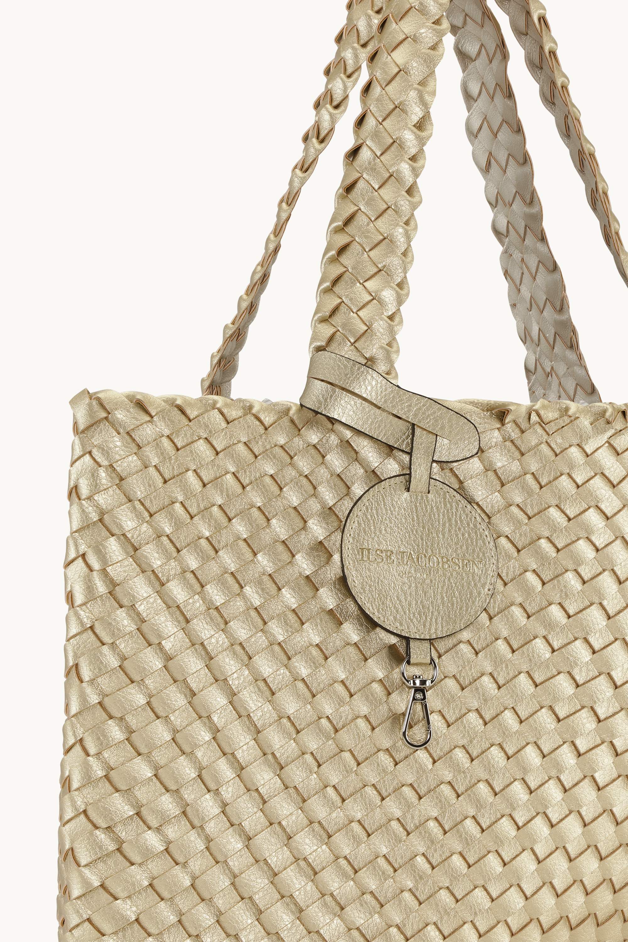 Tote Bag Flätad - Platin Silver