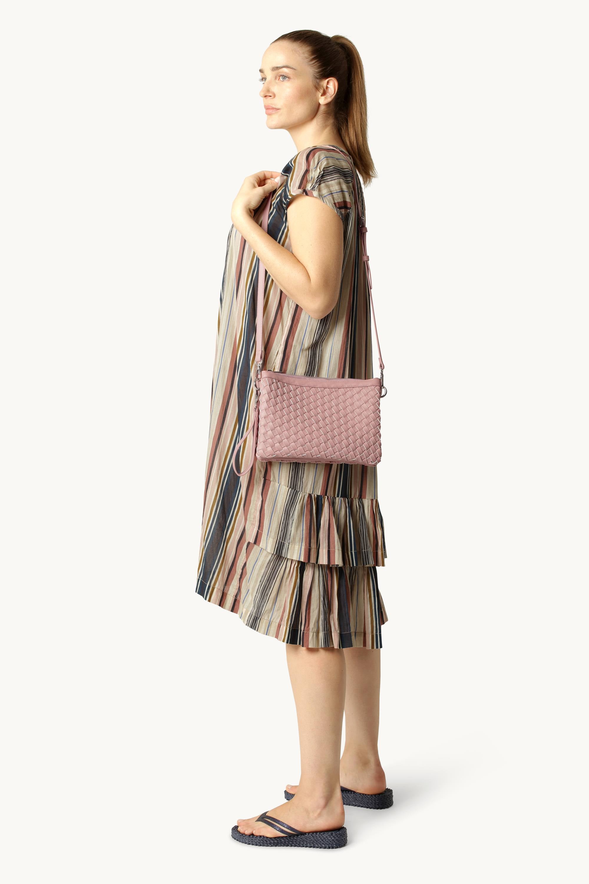 Flätad Tote Bag - Adobe Rose