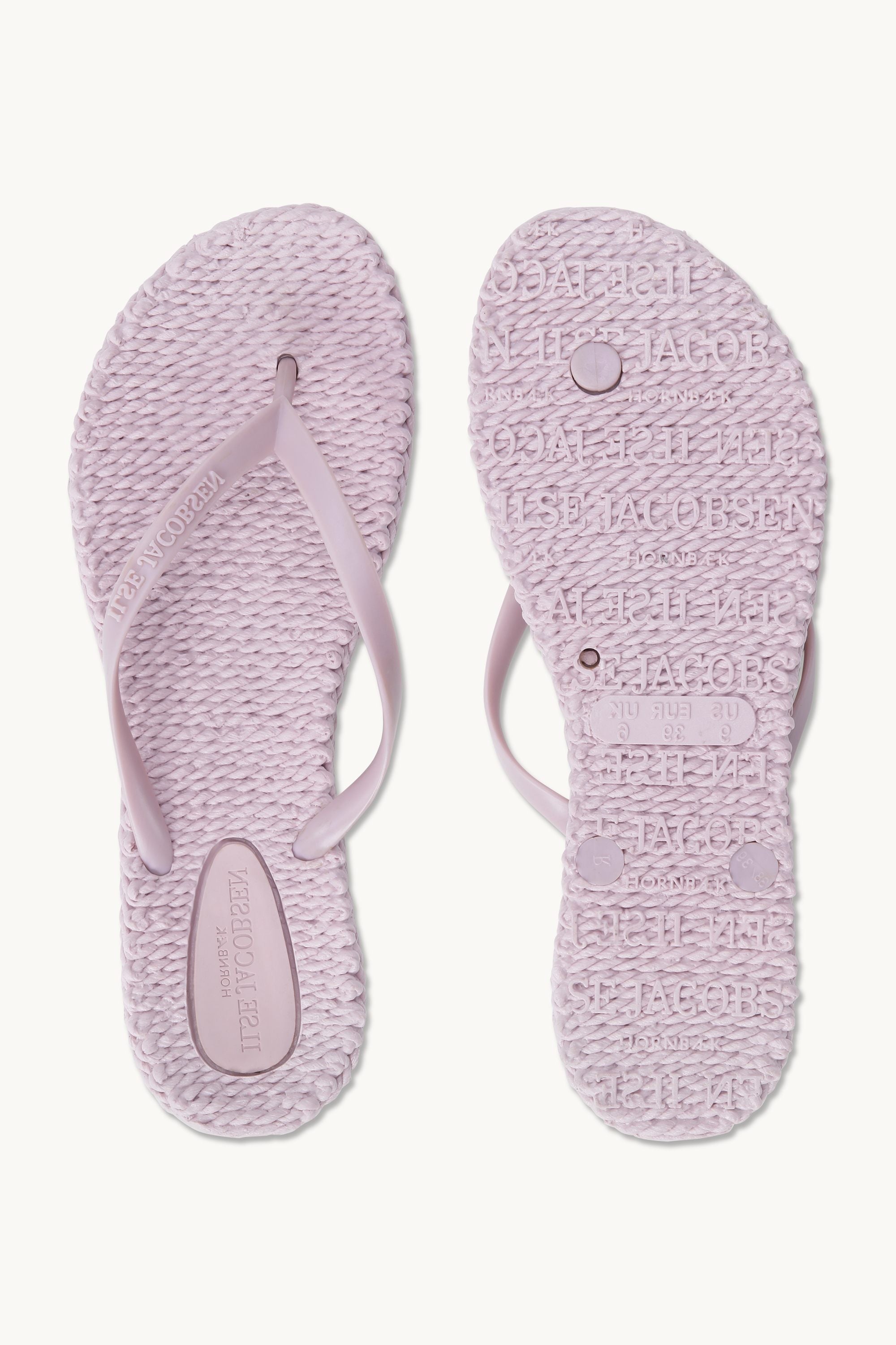 Flip Flops With Logo - Mauve Shadows