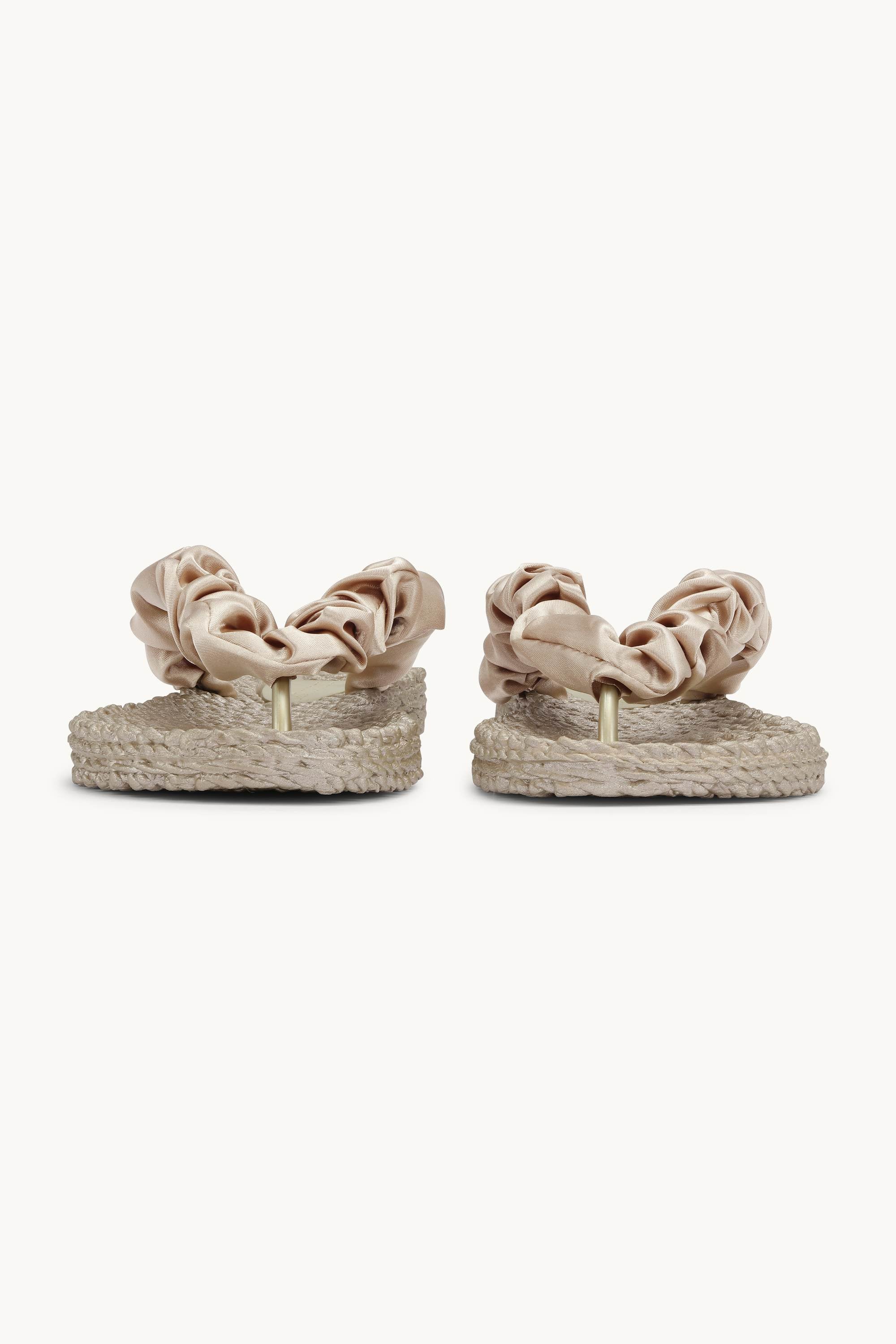 Flip-flops Tyg - Platin