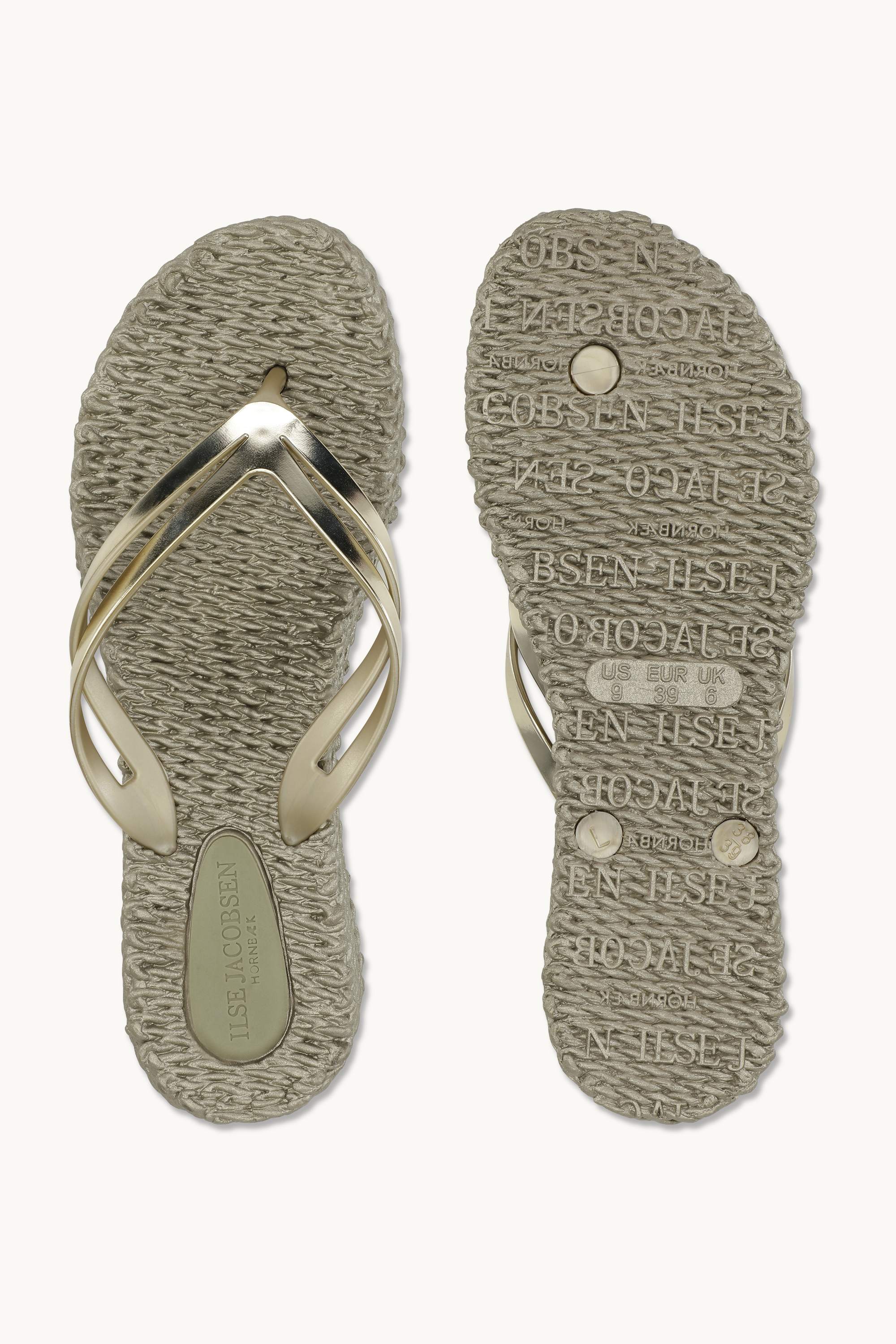Platform Flip-flops Metallic - Platin