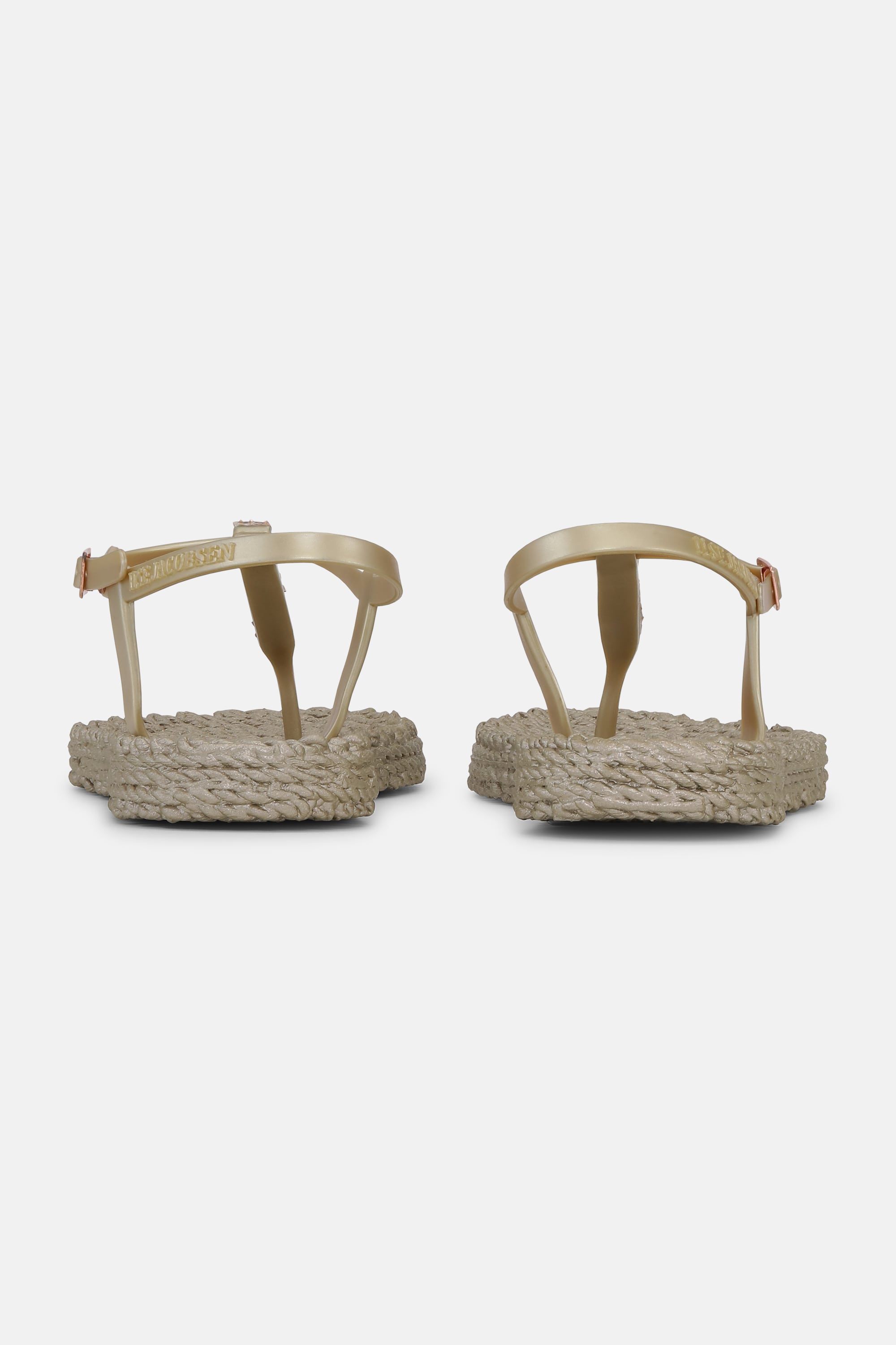 Flip Flops with Rhinestones - Platin