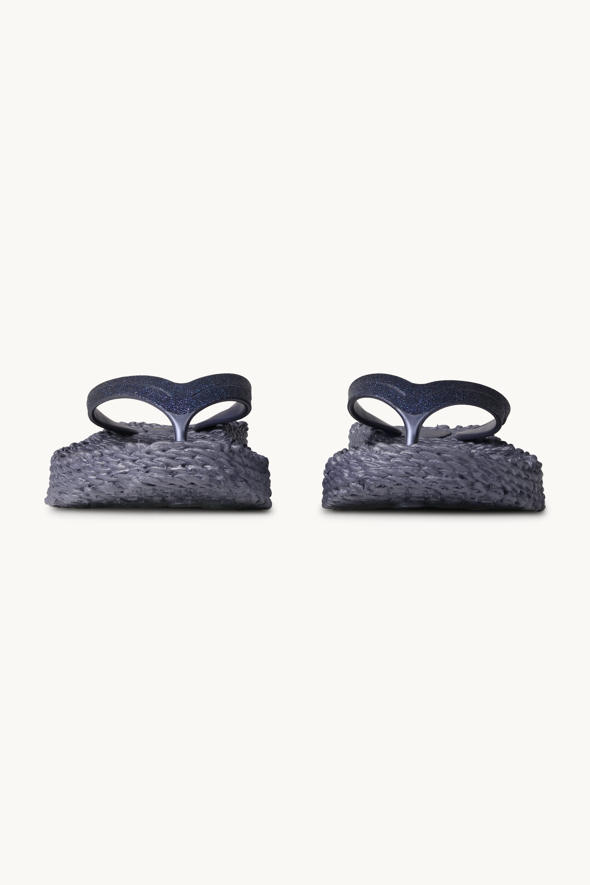 Platform Flip-flops Glitter - Ombre Blue