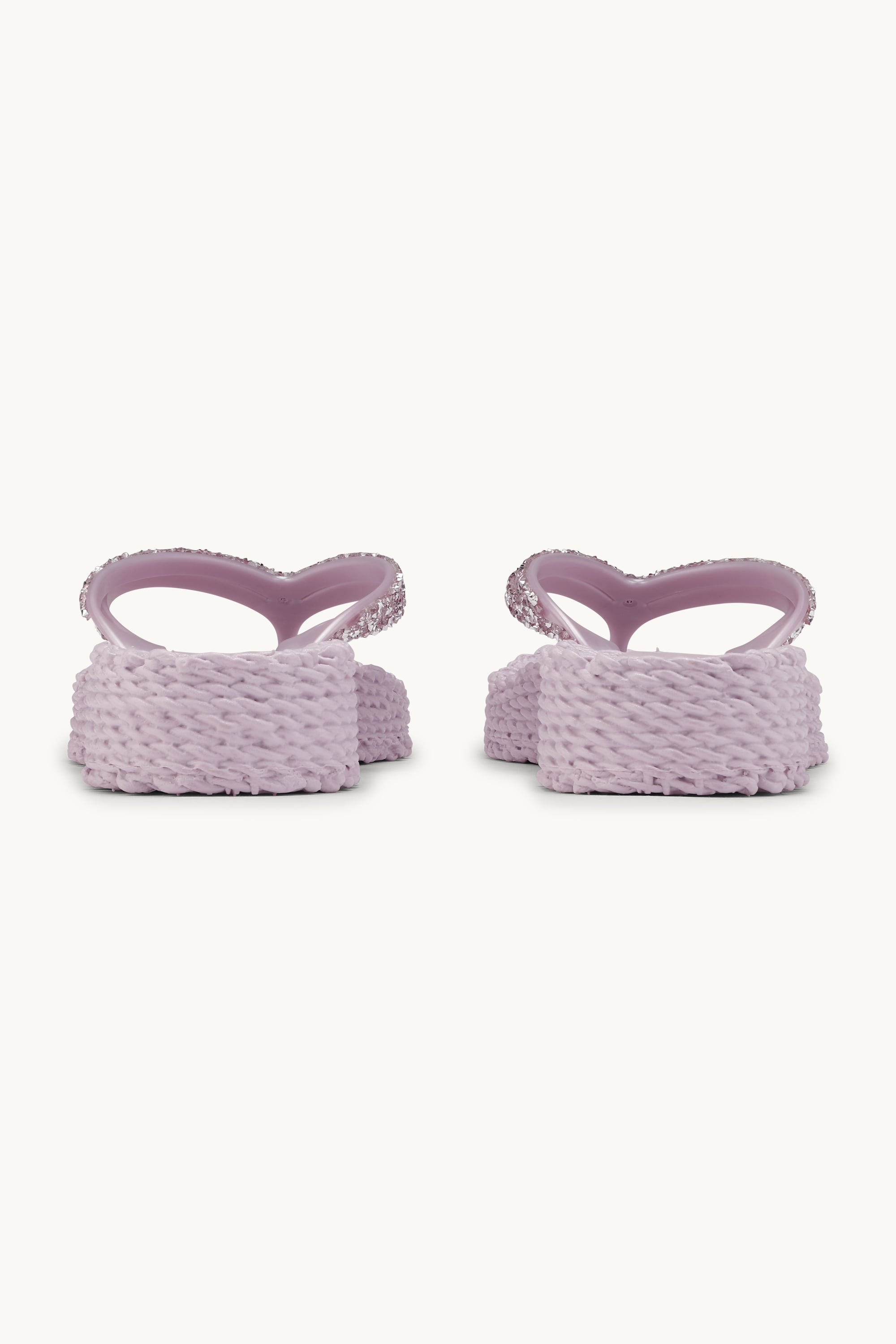 Platform Flip-flops Glittersten - Mauve Shadows