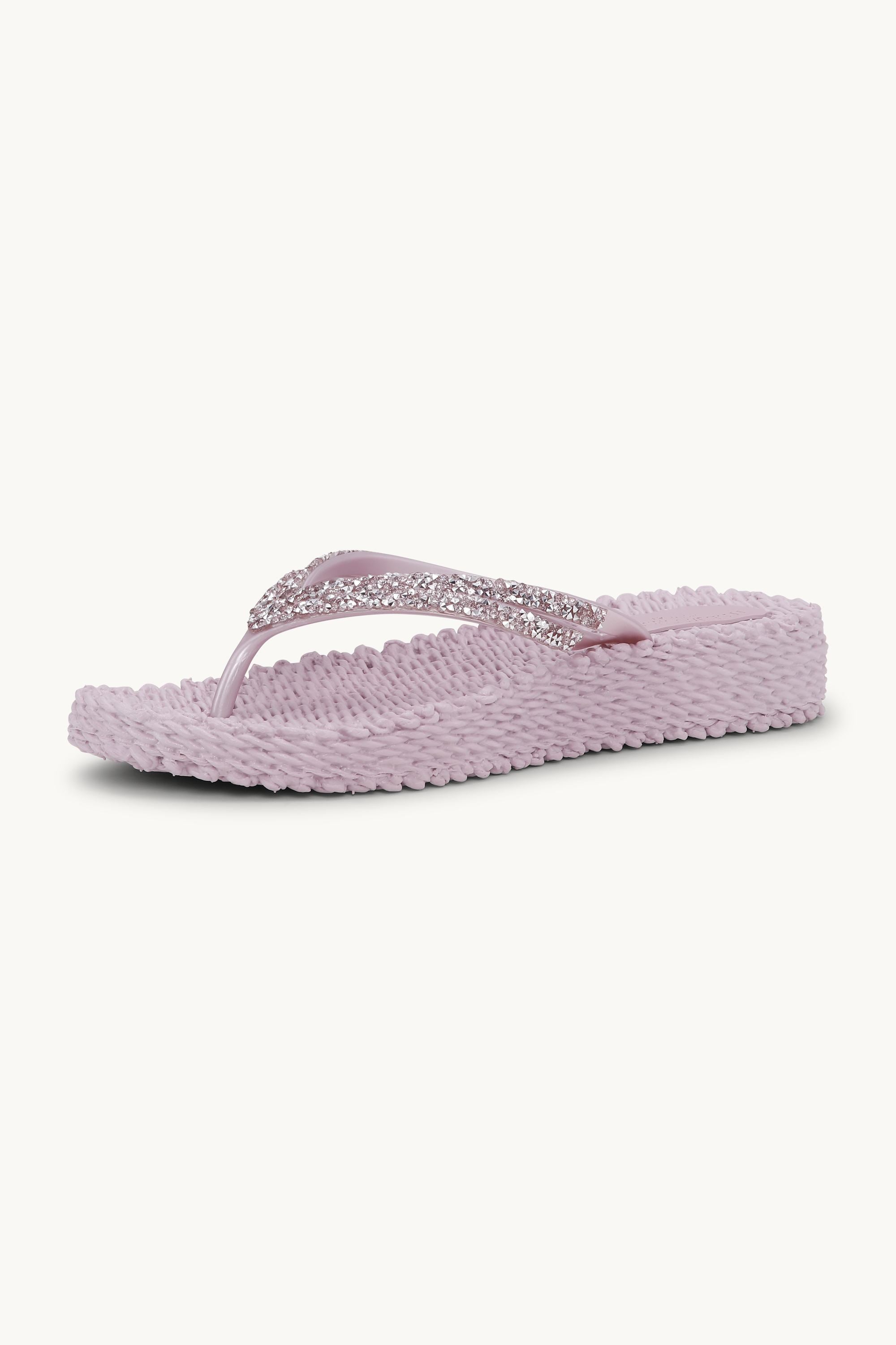 Platform Flip-flops Glittersten - Mauve Shadows