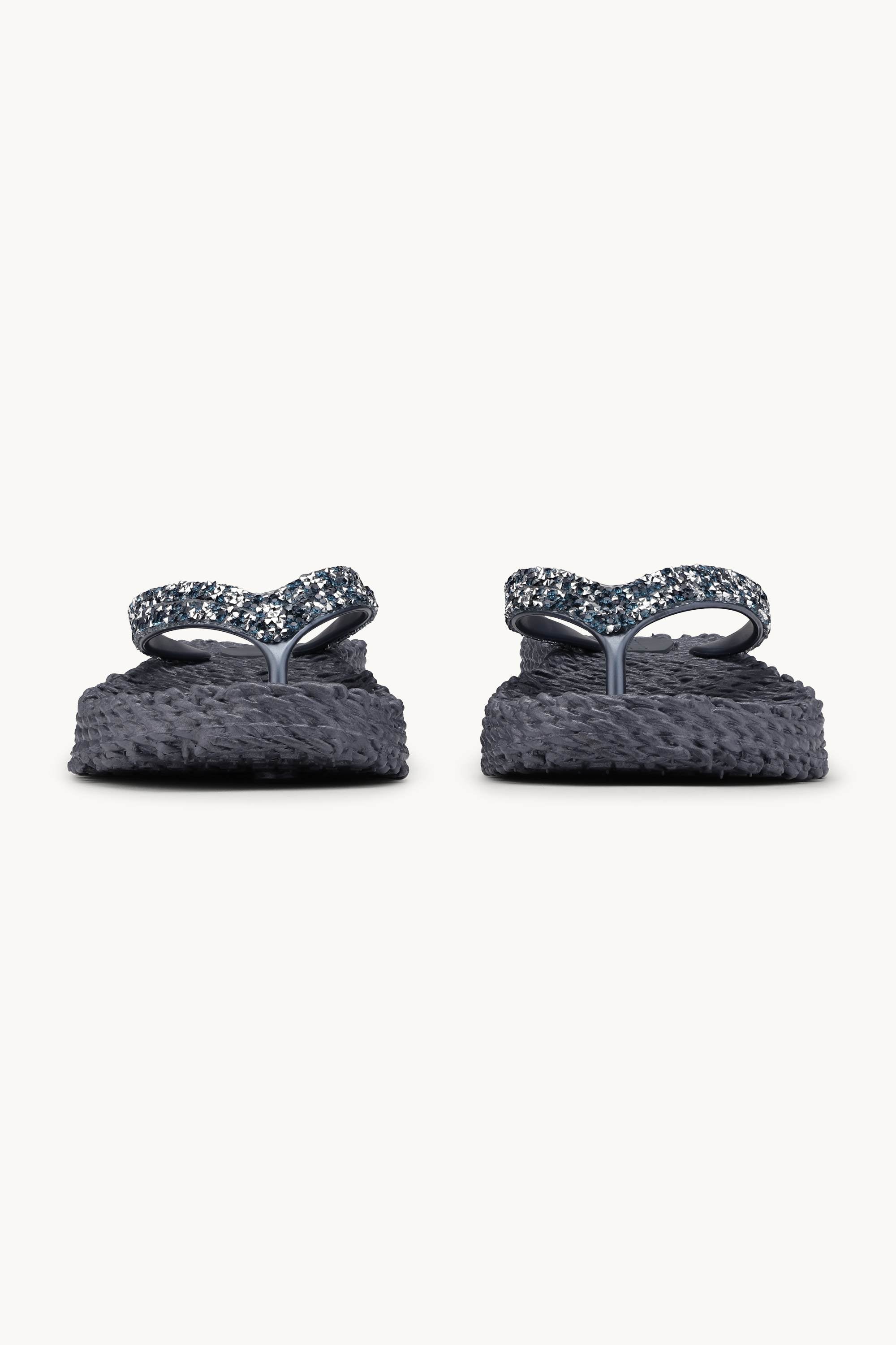 Platform Flip-flops Glittersten - Ombre Blue