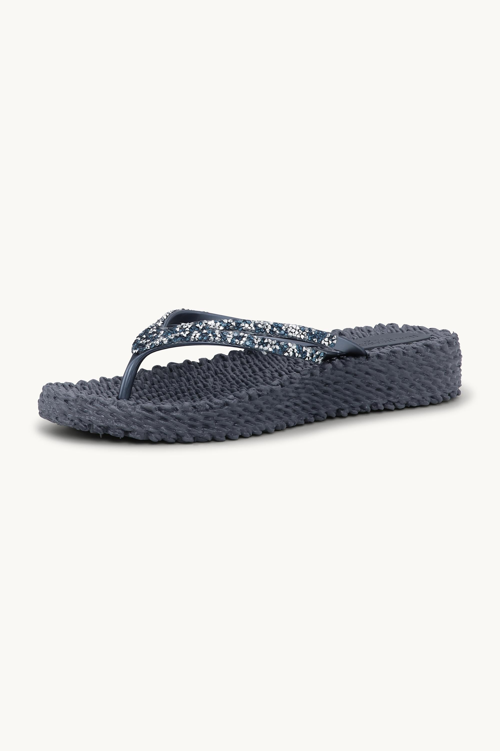 Platform Flip-flops Glittersten - Ombre Blue