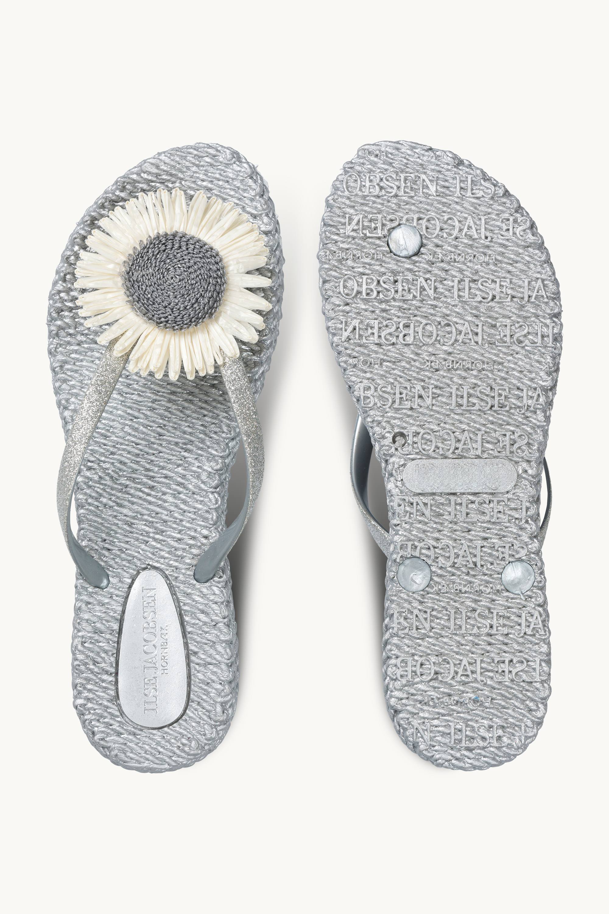 Flip-flops Blomma - Silver