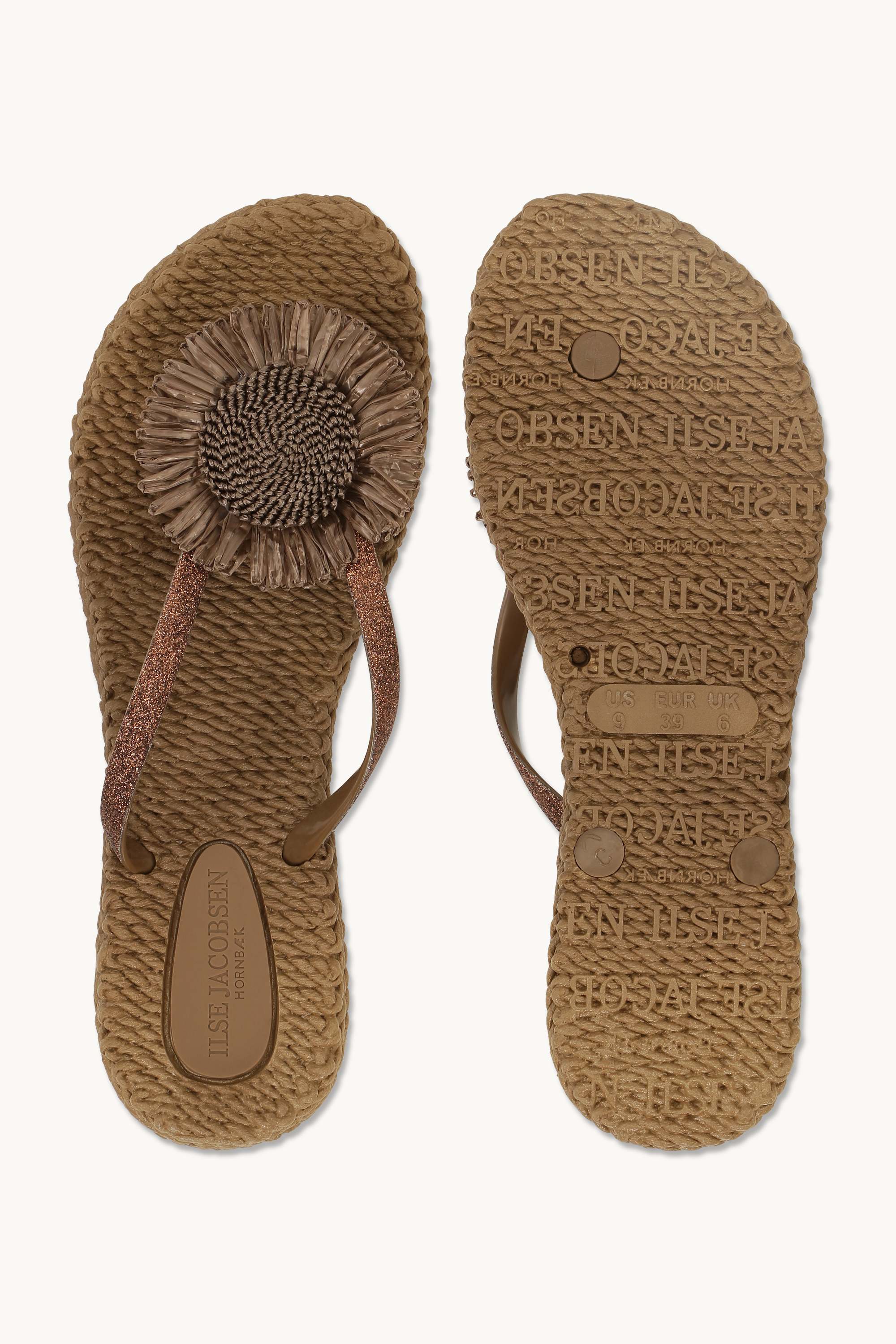 Flip-flops Blomma - Mocca