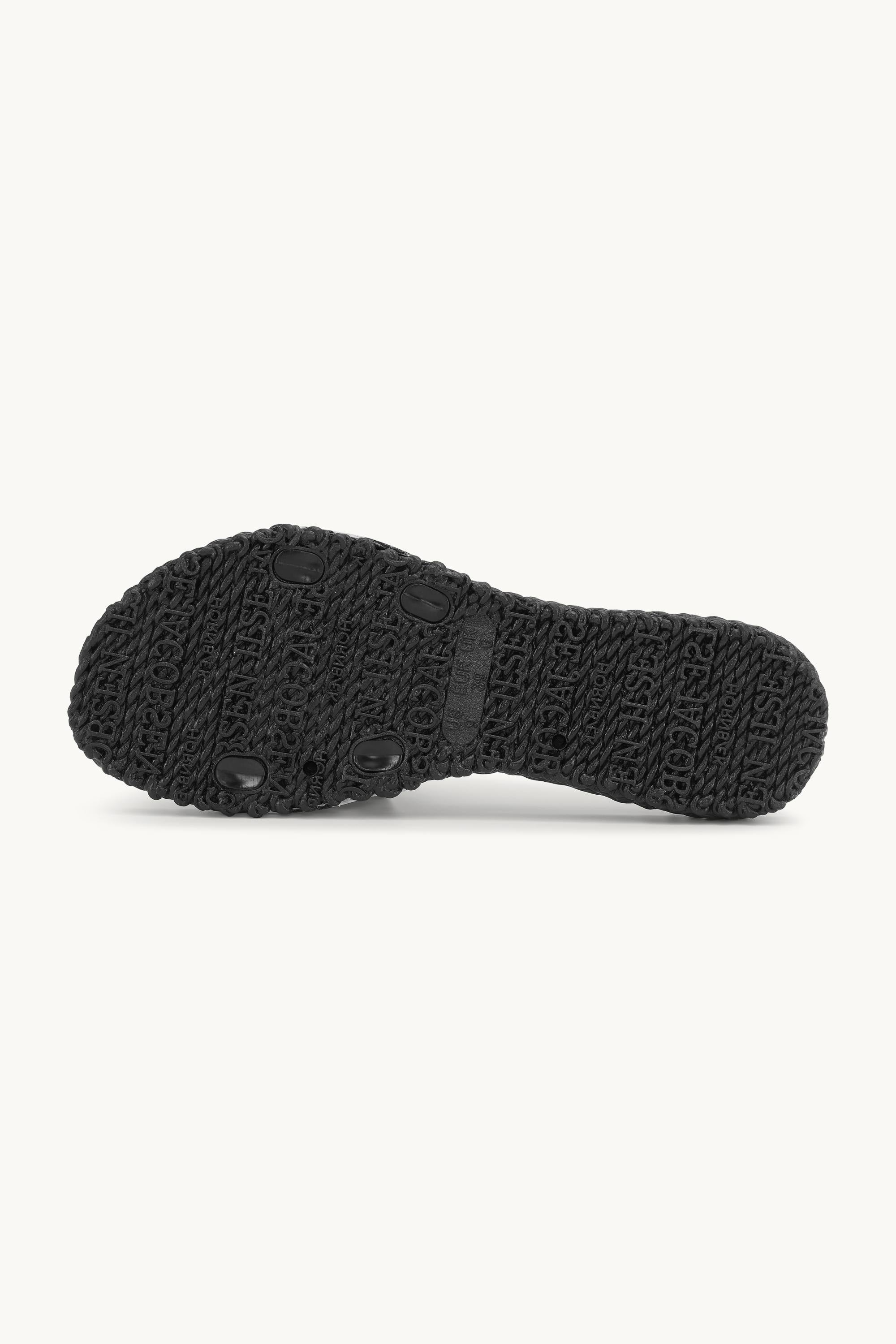 Slip-On Flip Flops - Black