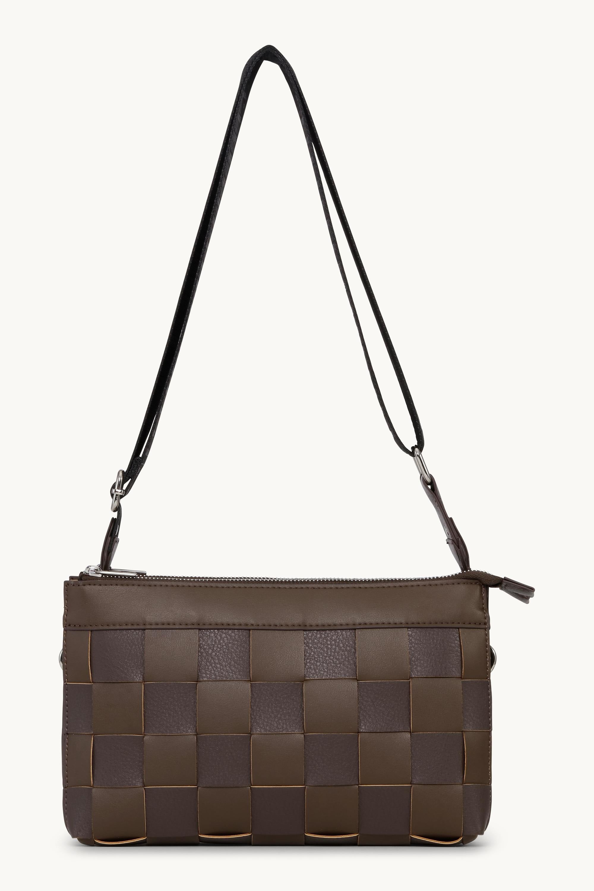 Braided Cross-Body - Chocolate Brown