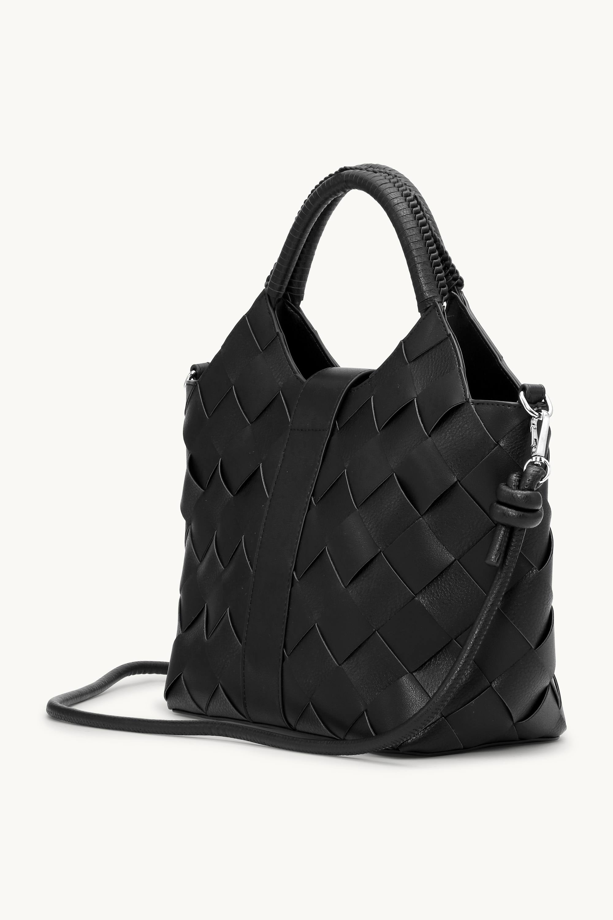 Flätad Handväska - Black