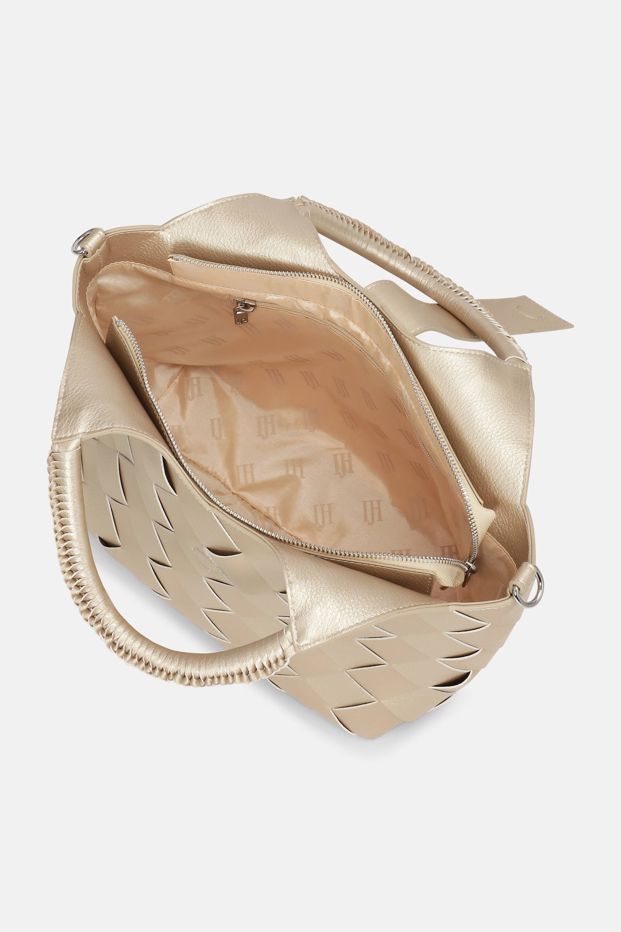 Braided Handbag - Platin