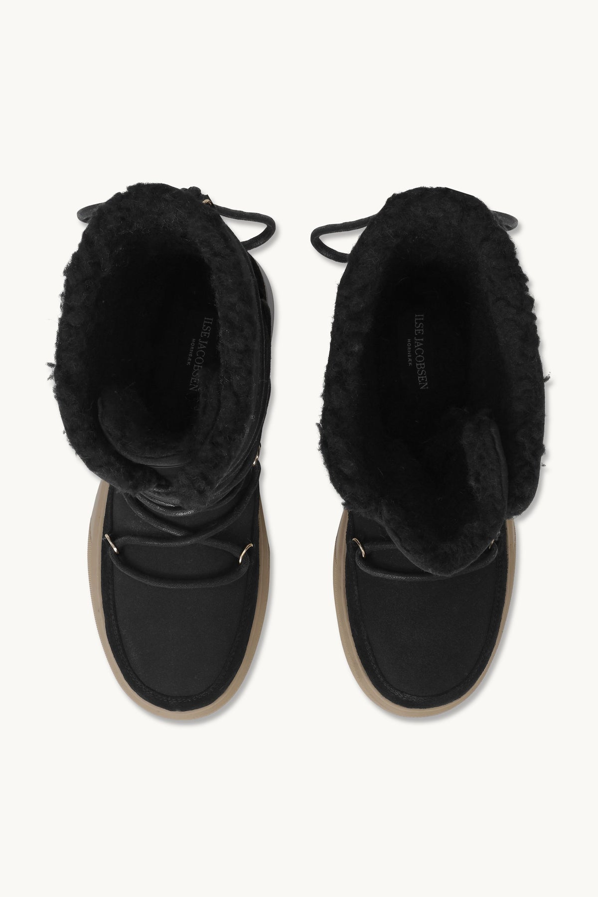 Vinterkänga med Snörning - Black Natural