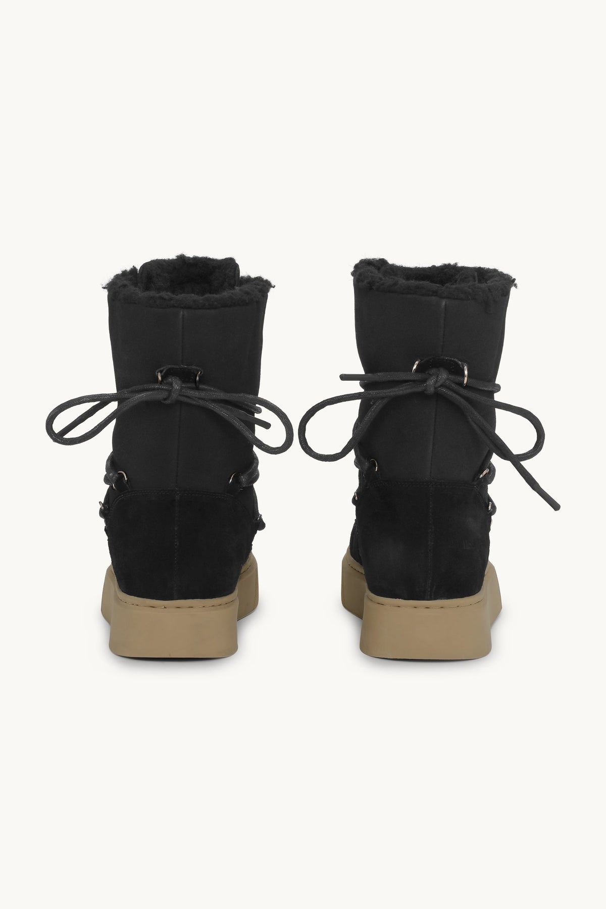 Vinterkänga med Snörning - Black Natural