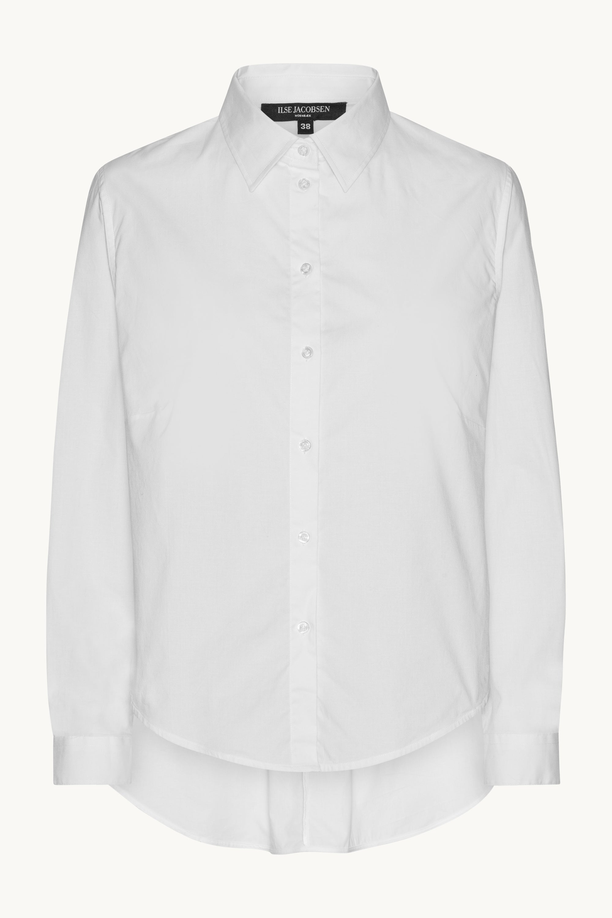 Skjorta Med Fall Baktill - White