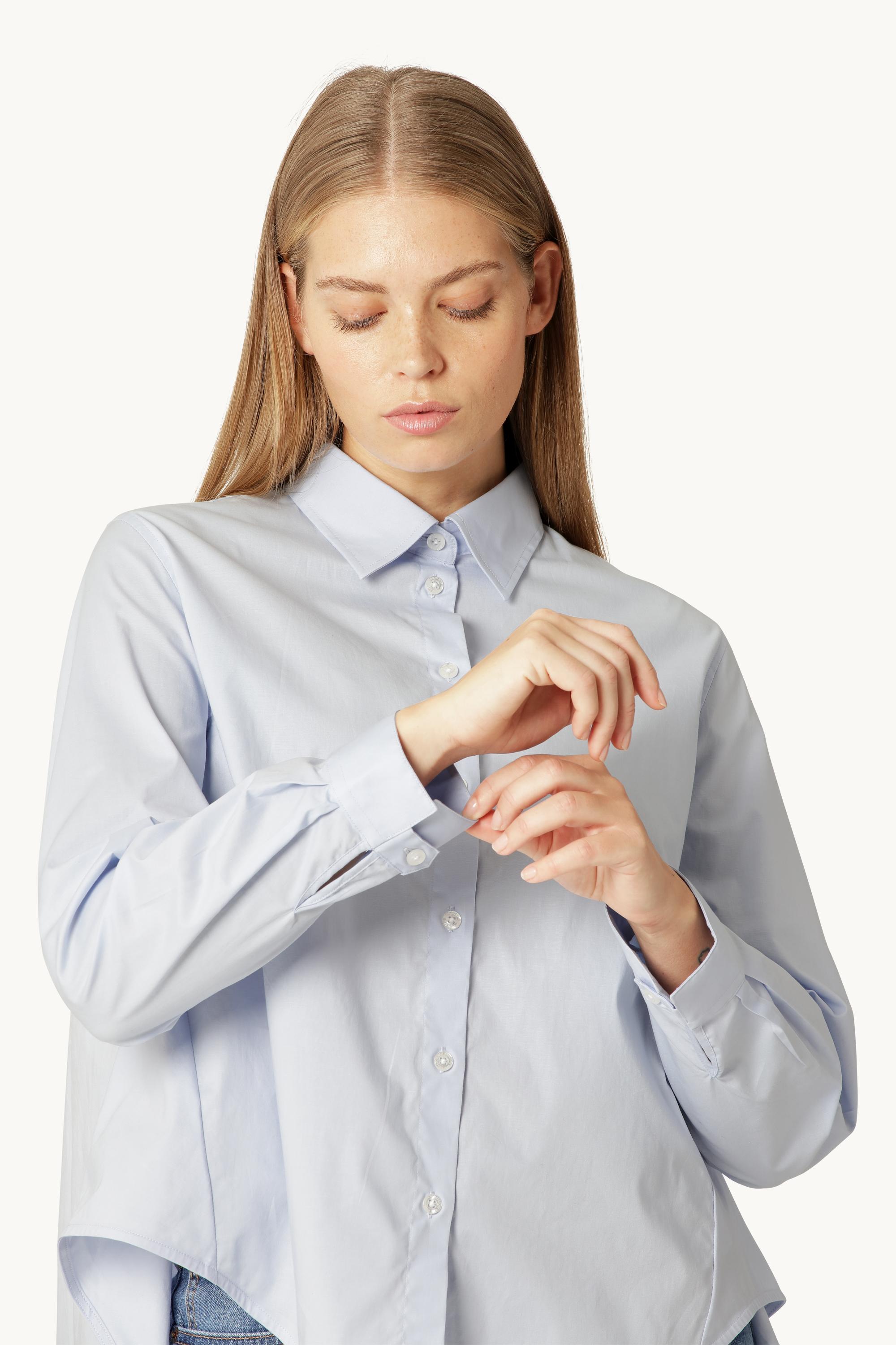 Skjorta Med Fall Baktill - Heather