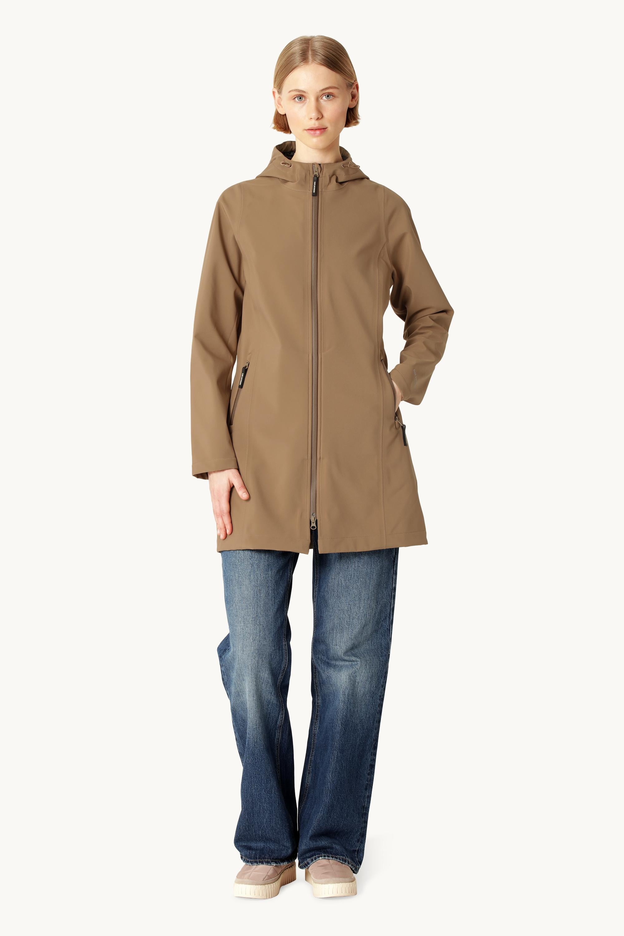 Softshell Raincoat - Mocca