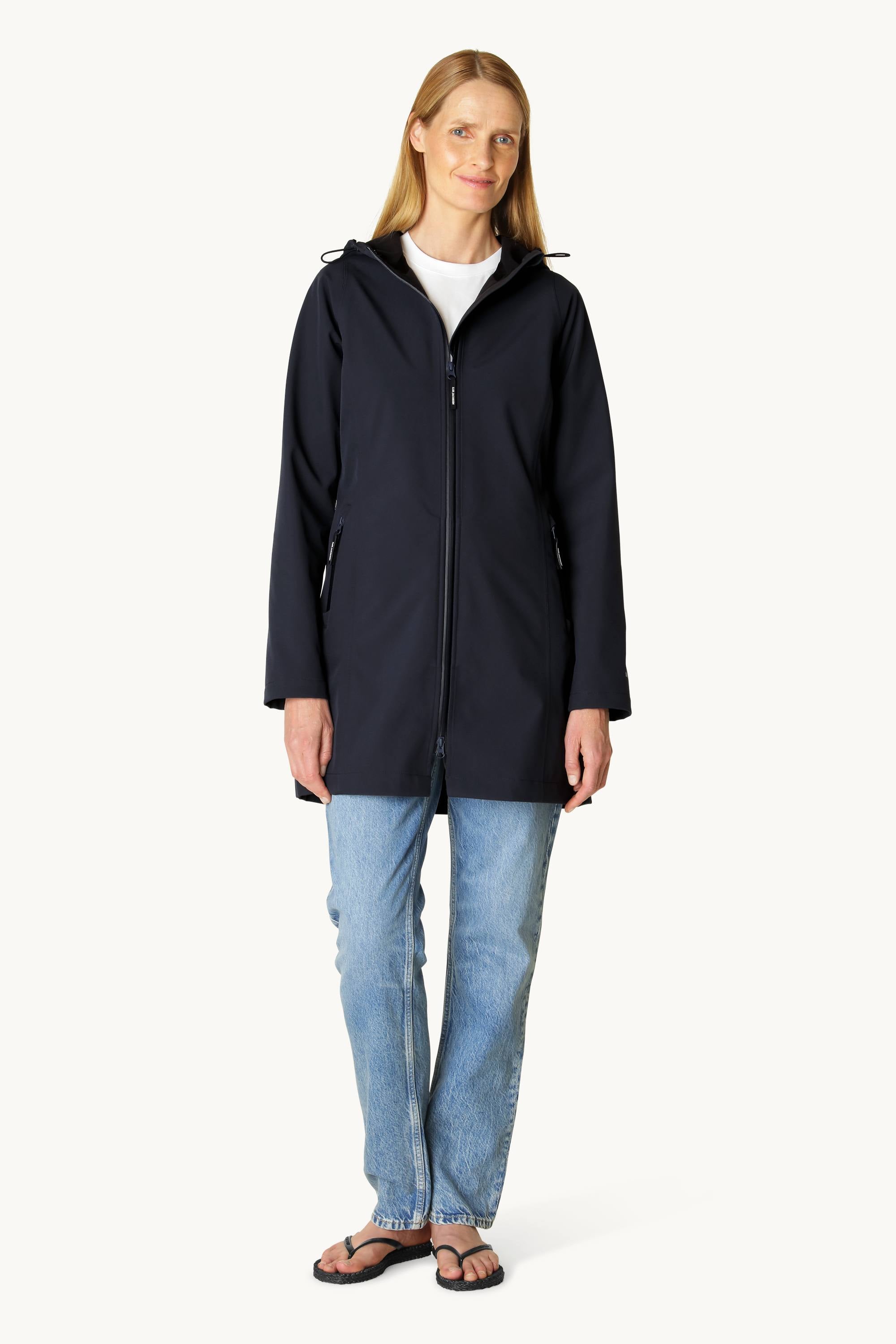 Softshell Raincoat - Dark Indigo