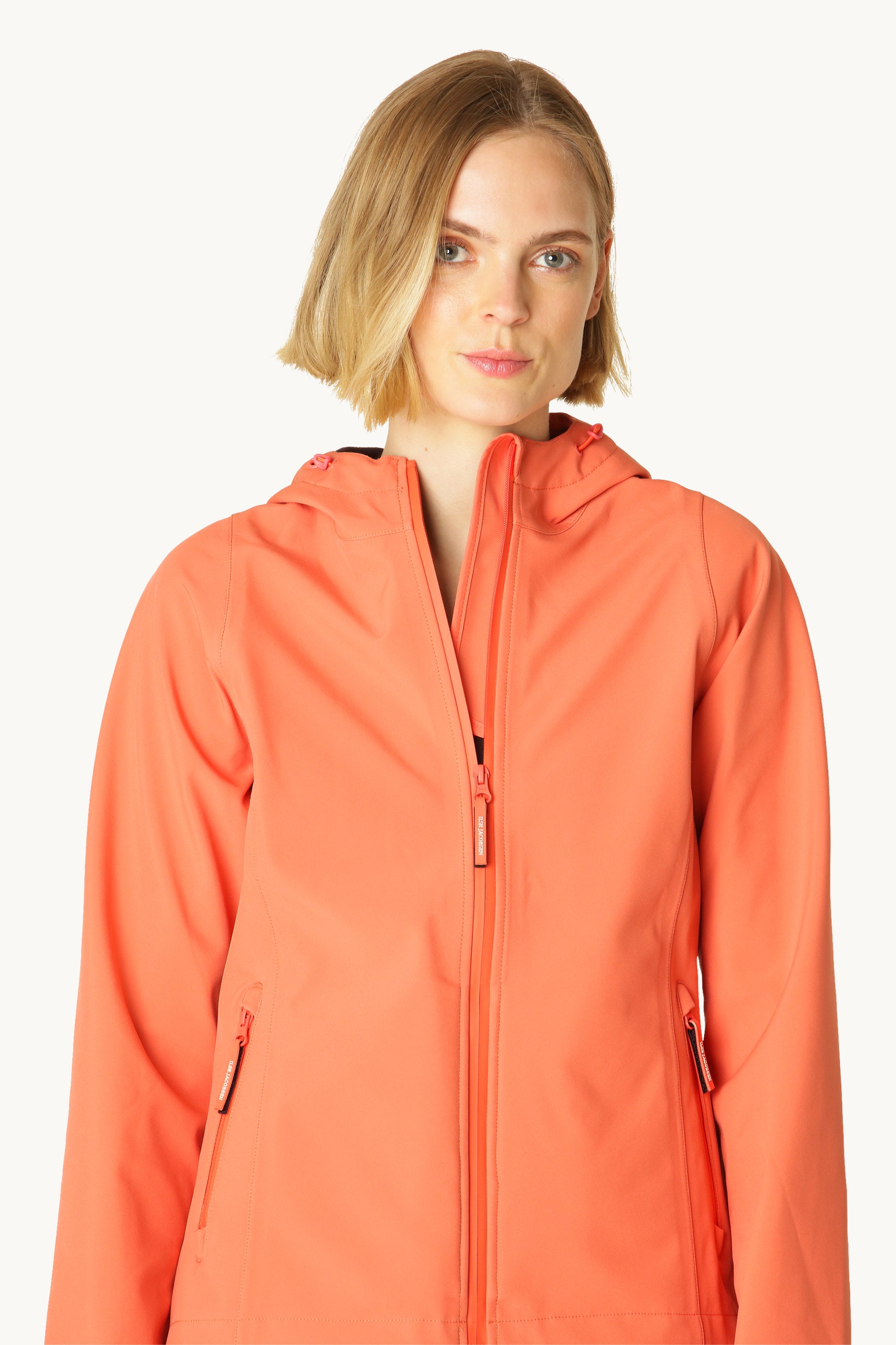 Short Softshell Raincoat - Hot Orange