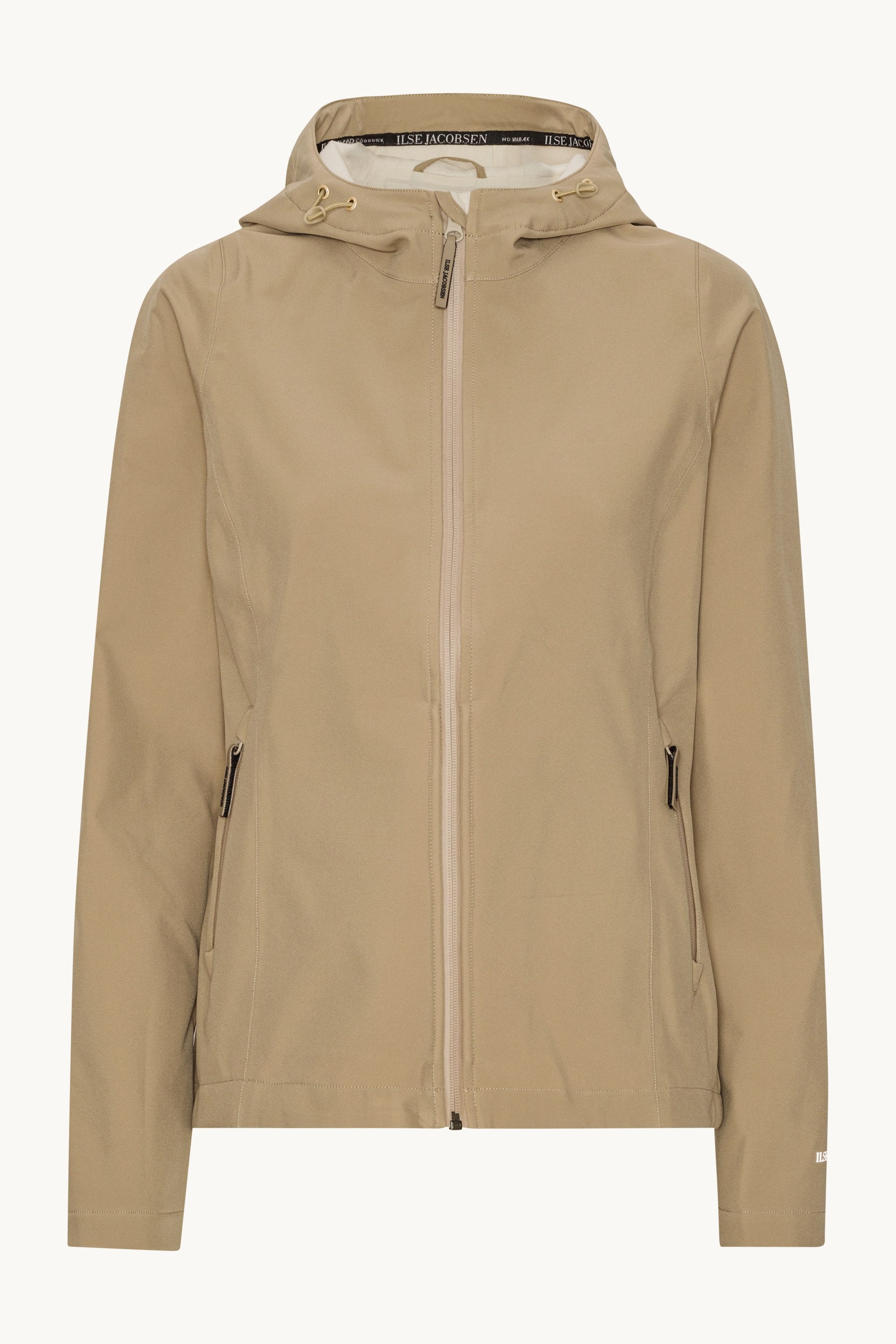 Kort Softshell Regnjacka - Greige