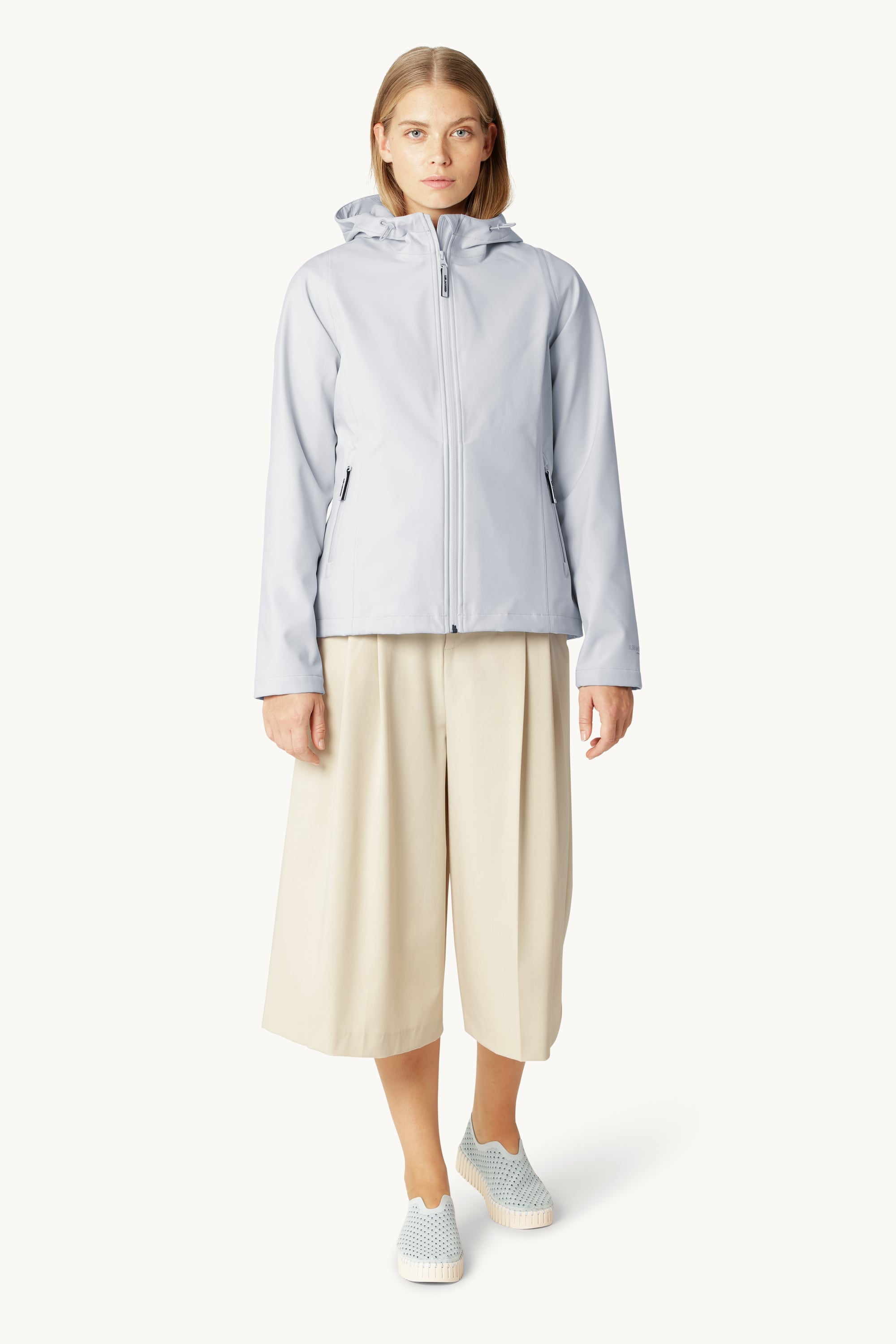 Kort Softshell Regnjacka - Heather