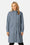 Long Softshell Raincoat - Grey Blue