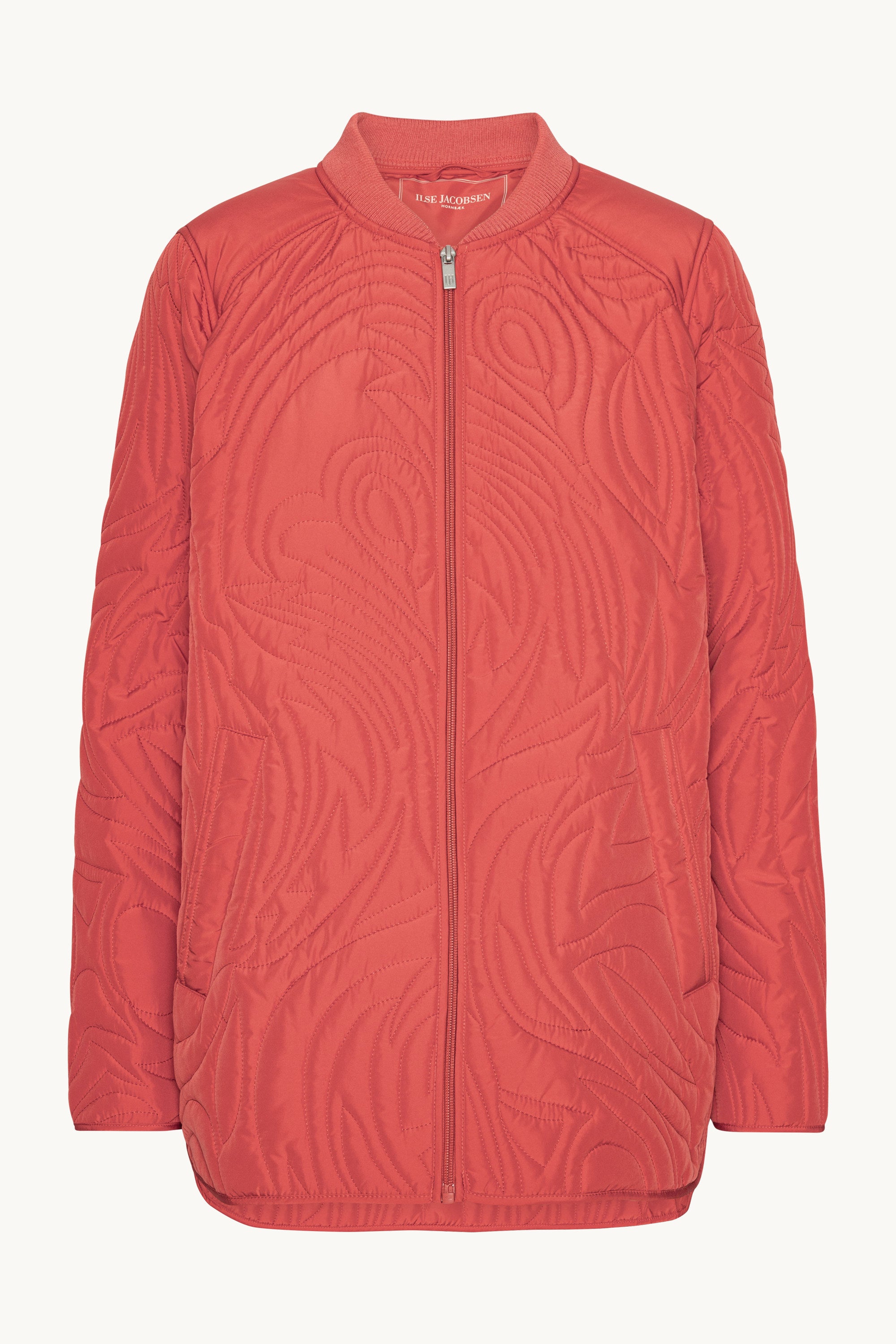 Kort Quiltad Jacka - Baked Apple