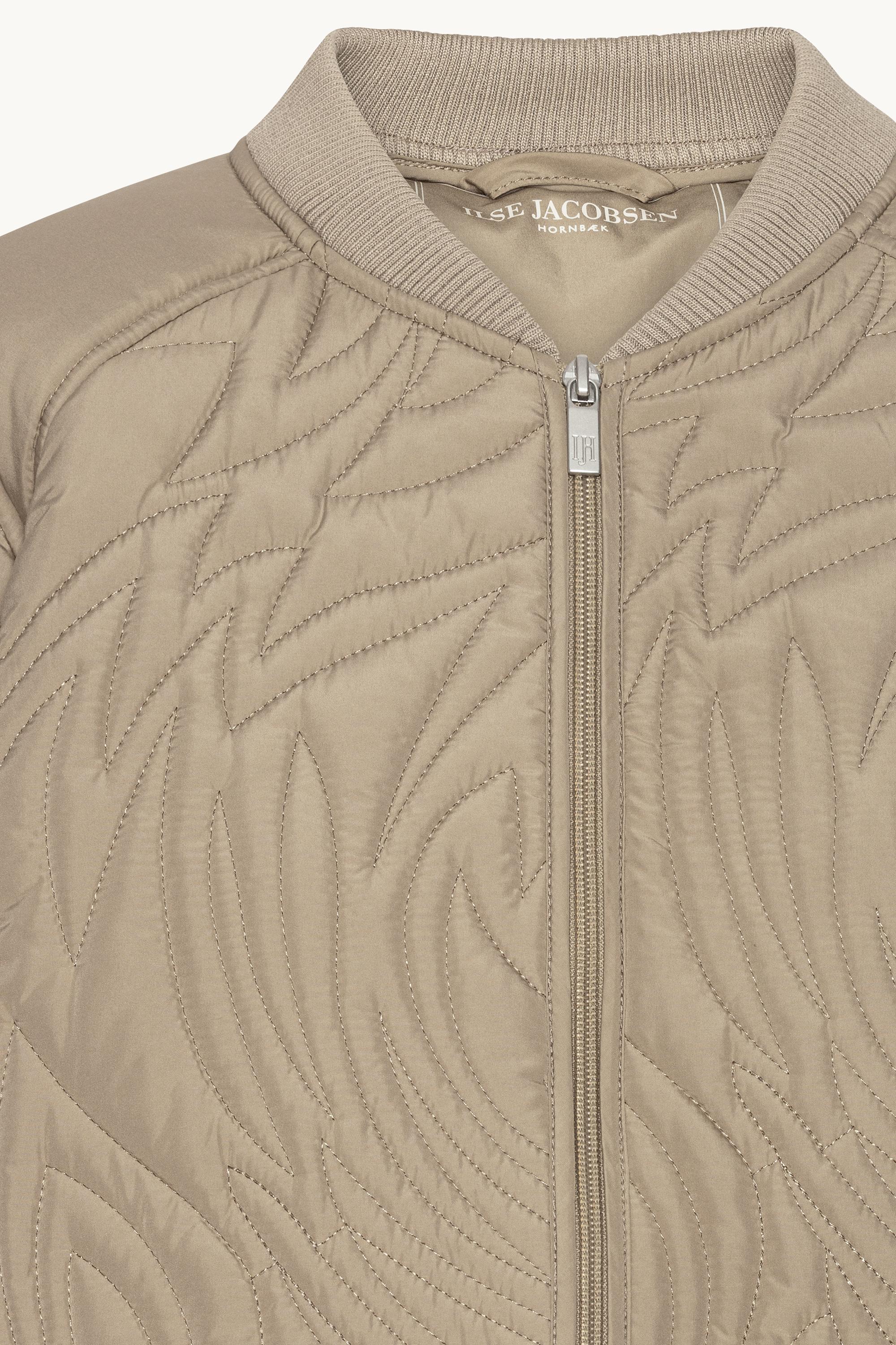 Kort Quiltad Jacka - Coriander