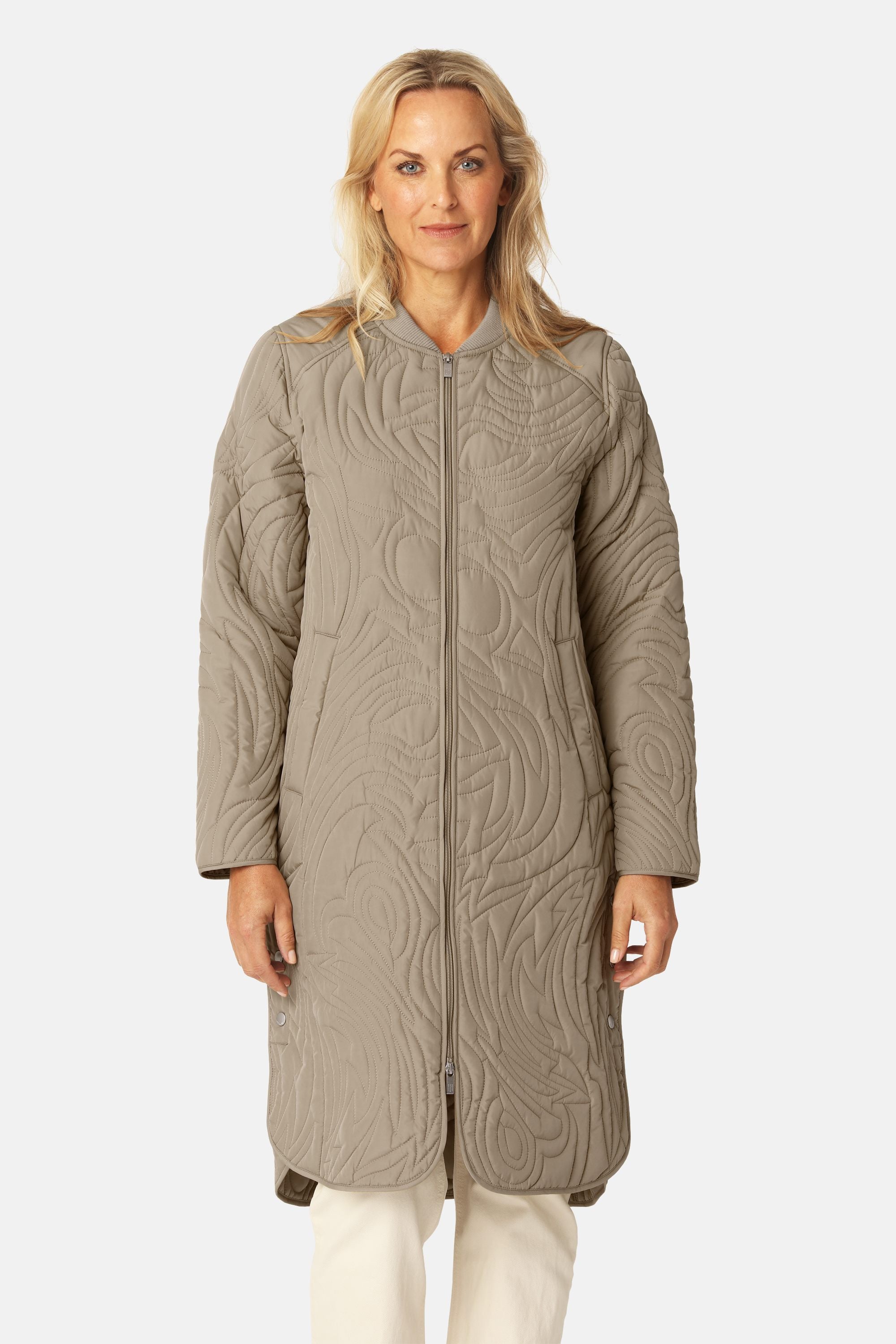 Quiltad Jacka - Coriander
